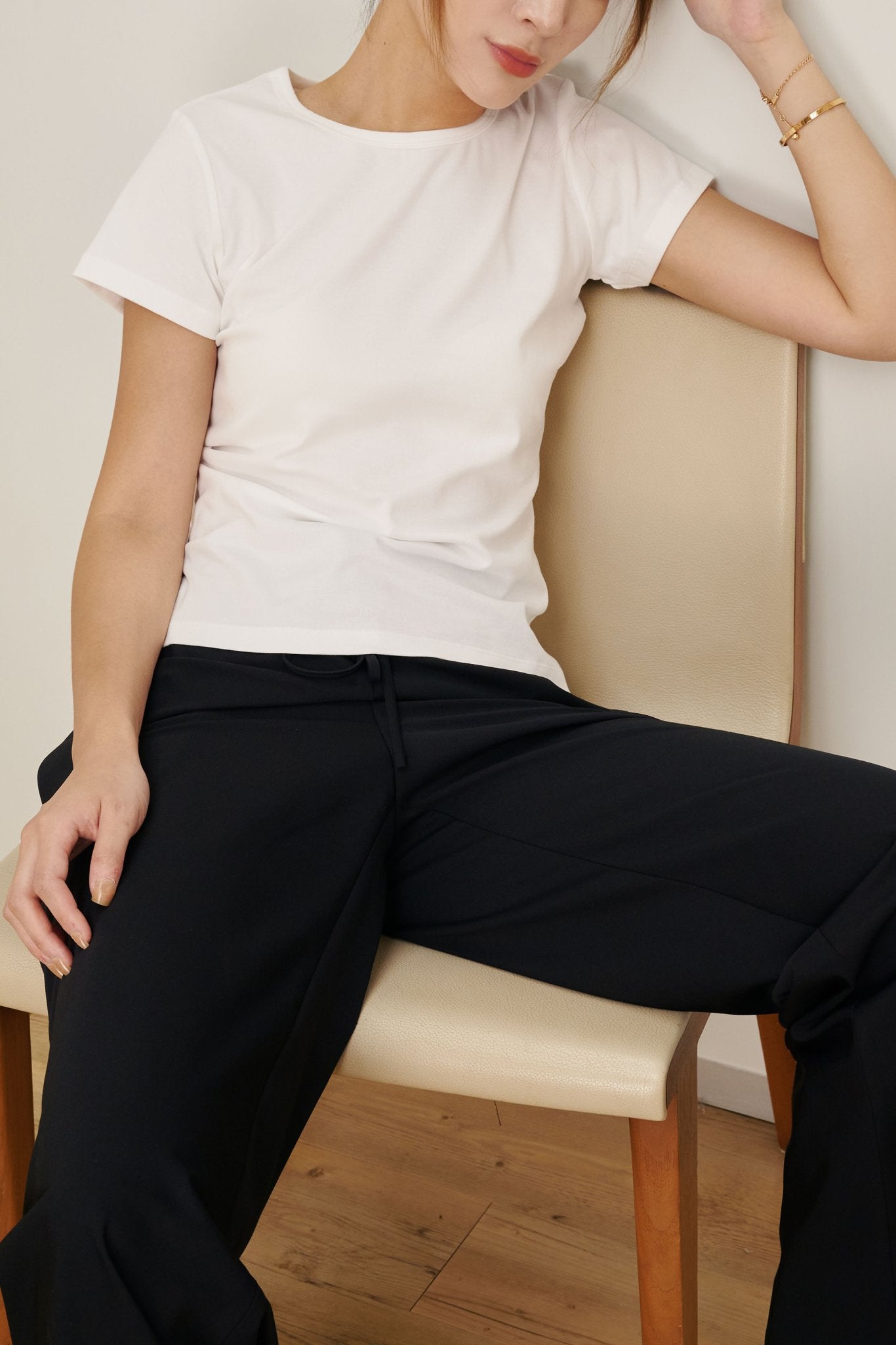 UNION cotton tee (White) - STELLAM