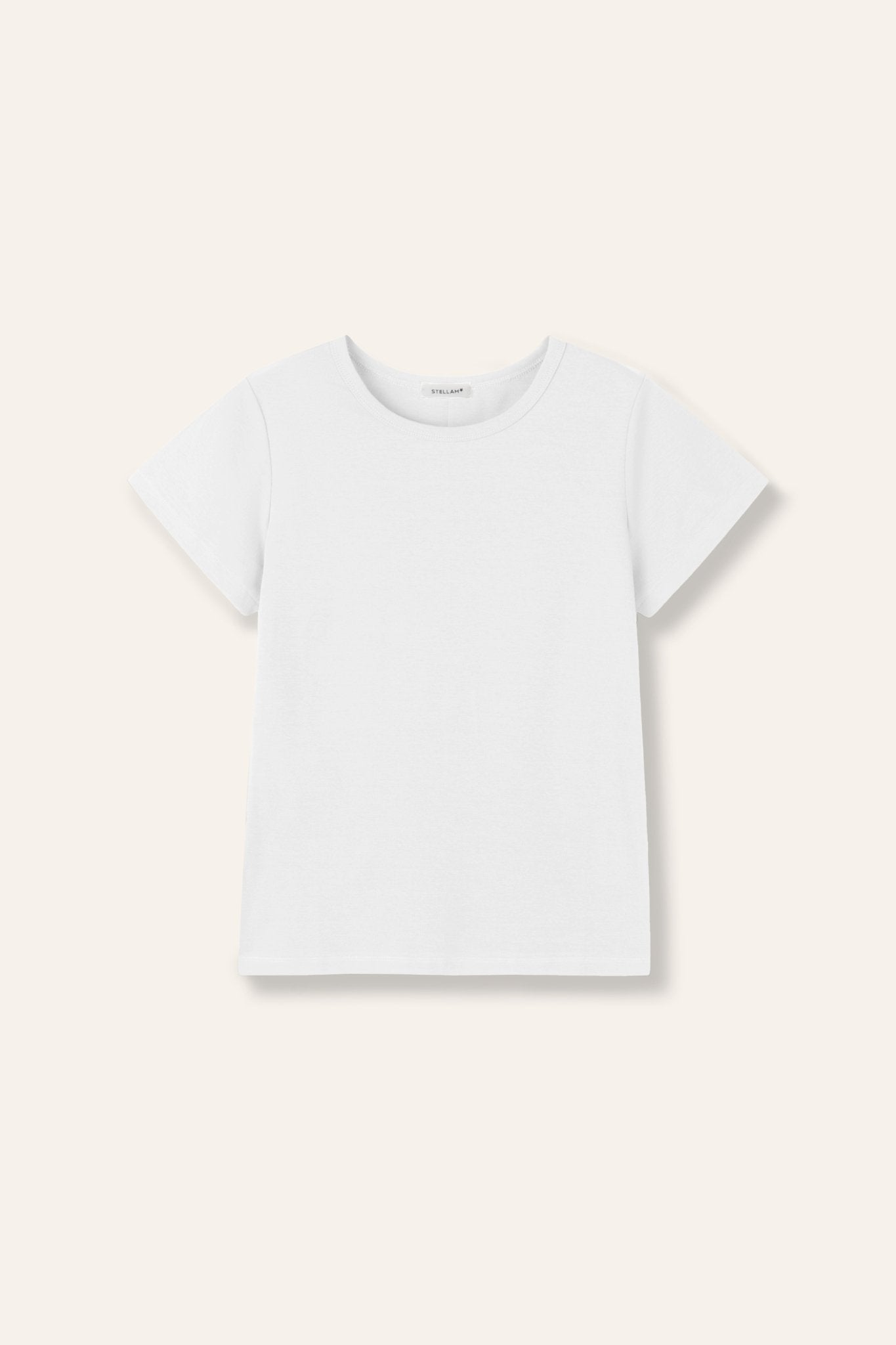 UNION cotton tee (White) - STELLAM