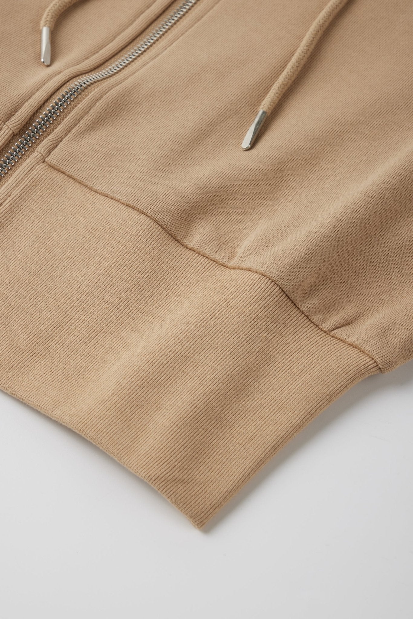 VENICE cotton hoodie jacket (Khaki) - STELLAM