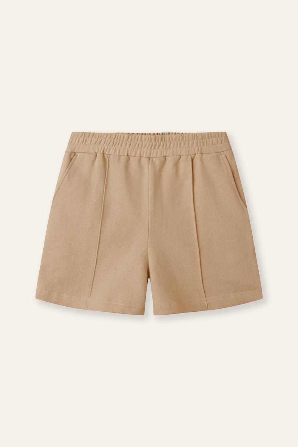 VENICE cotton shorts (Khaki) - STELLAM