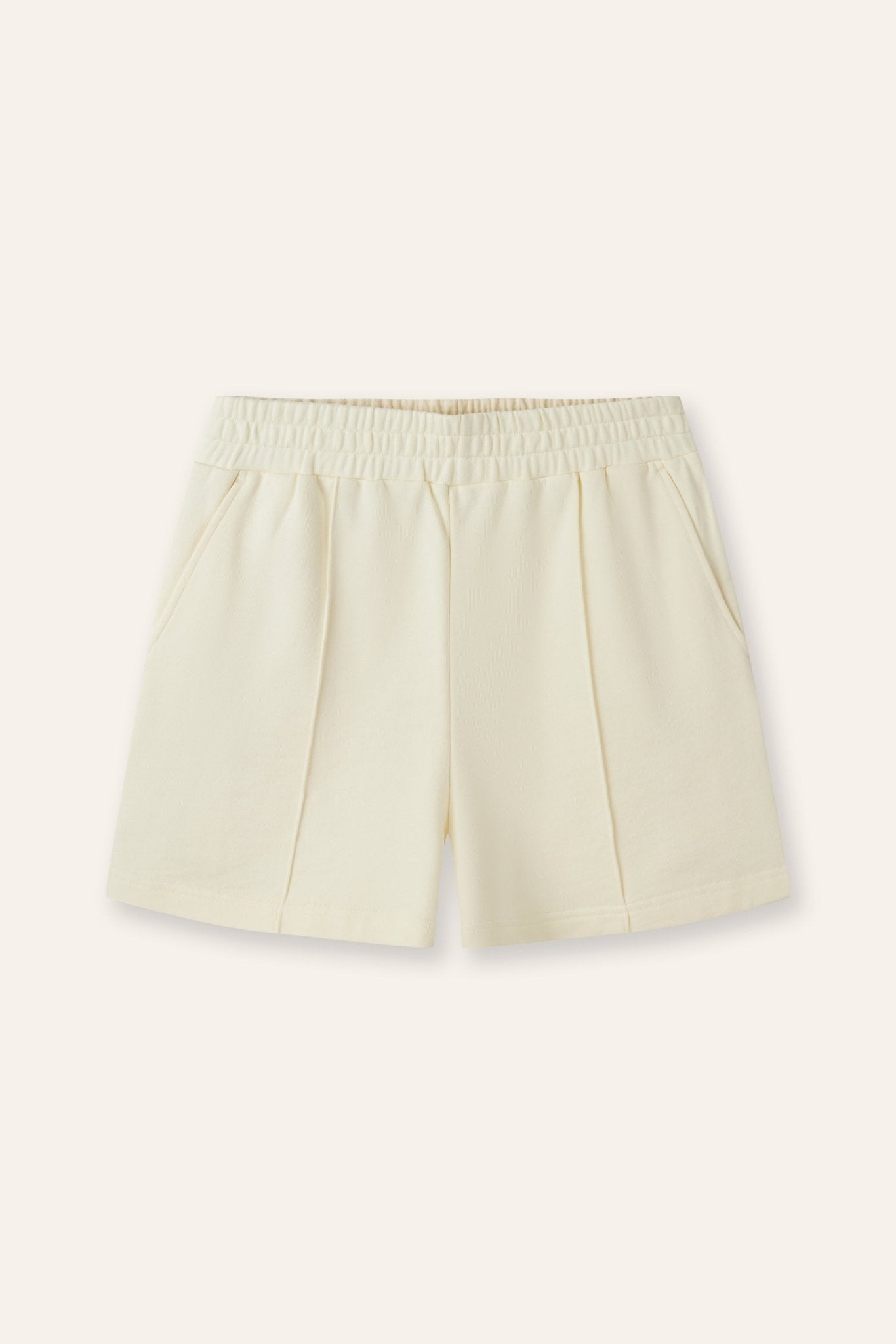 VENICE cotton shorts (Light yellow) - STELLAM