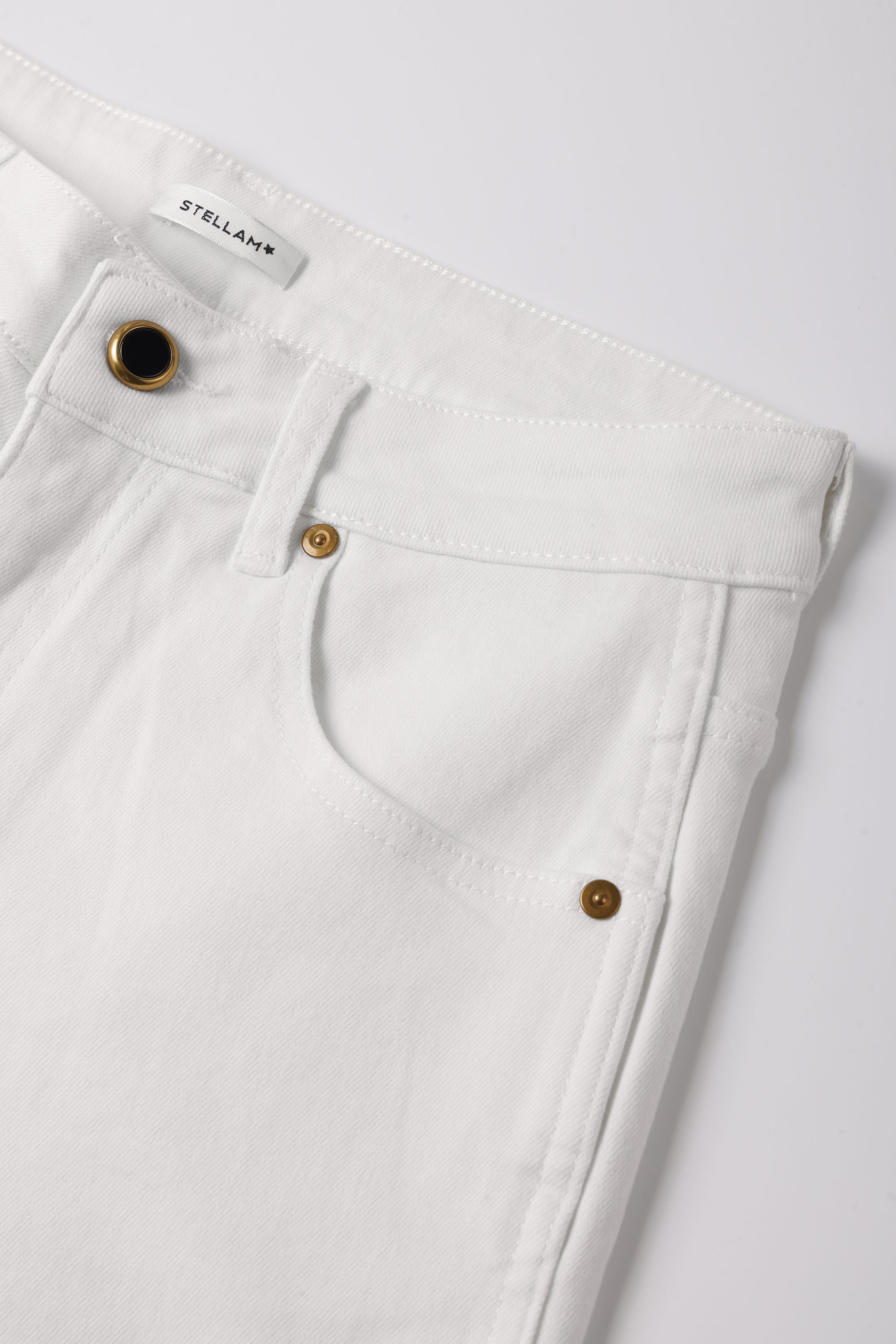 WELL low waisted straight-leg jeans (White)