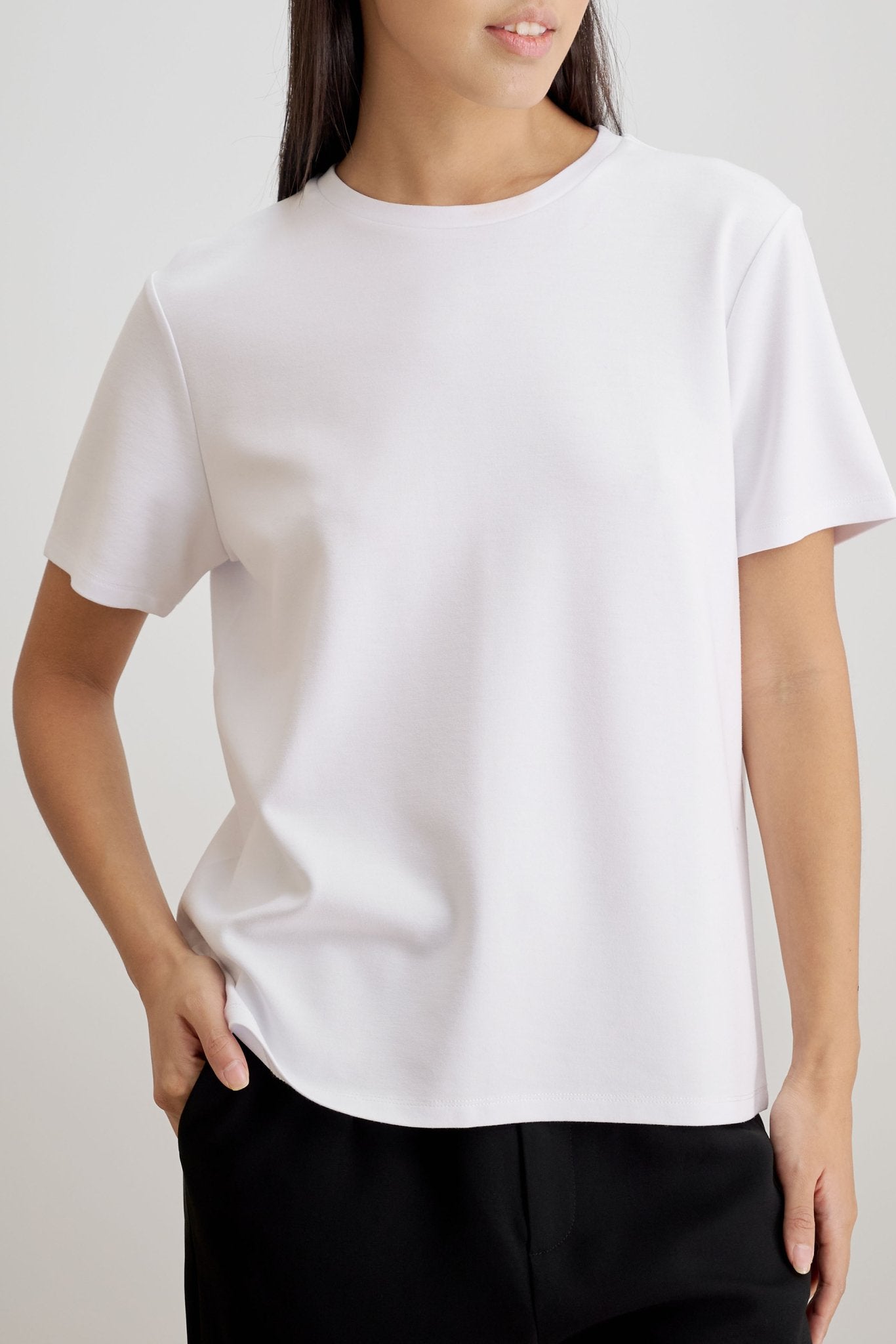 WESLER jersey top (White) - STELLAM