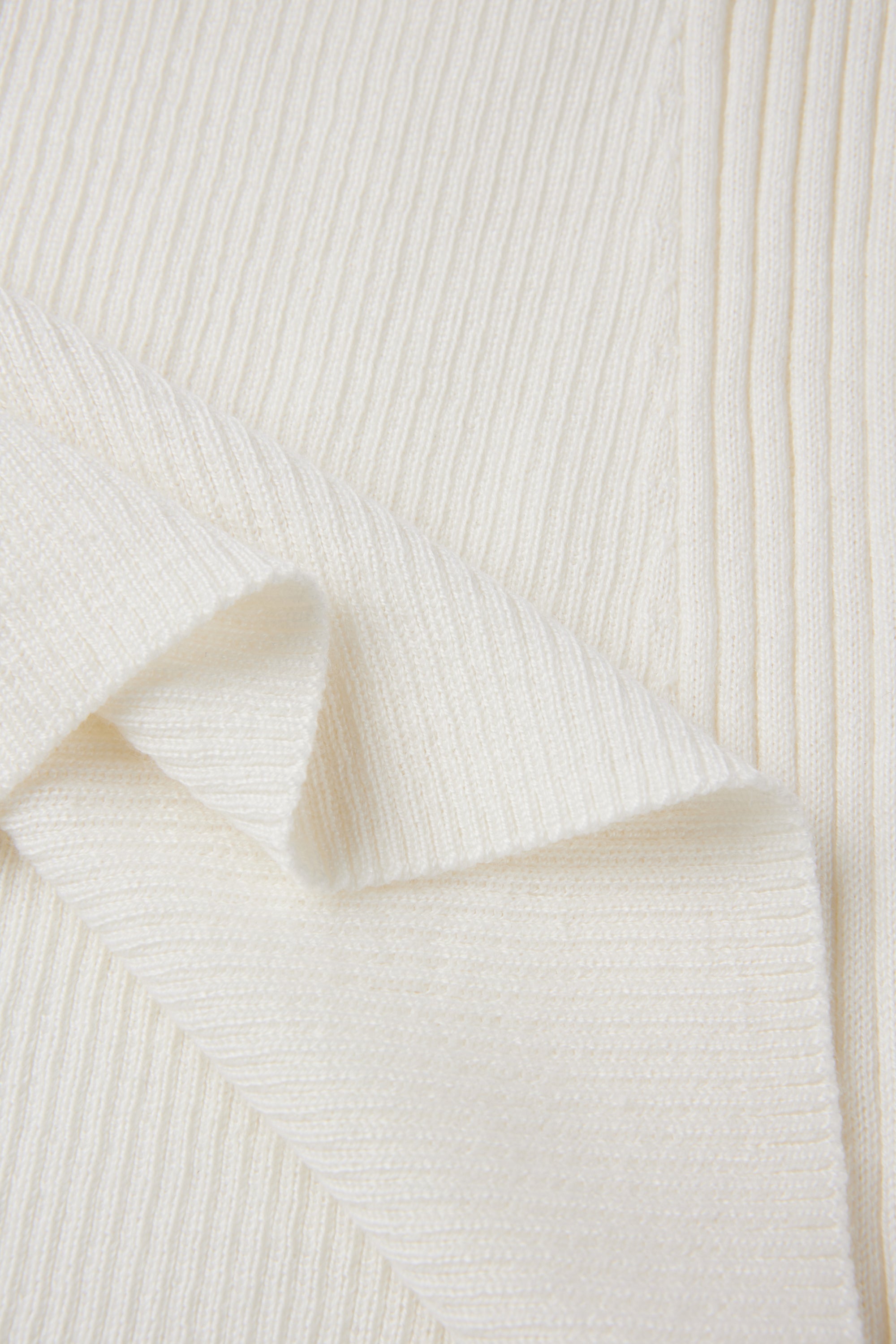 ZAZA cut-out wool sweater (White)