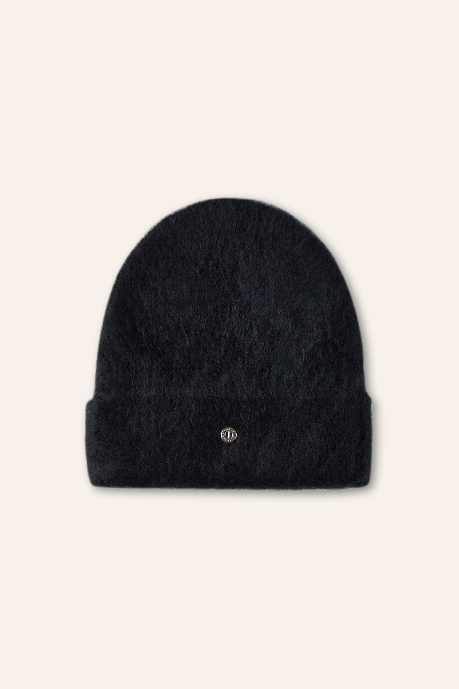BEANIE alpaca wool hat (Black)
