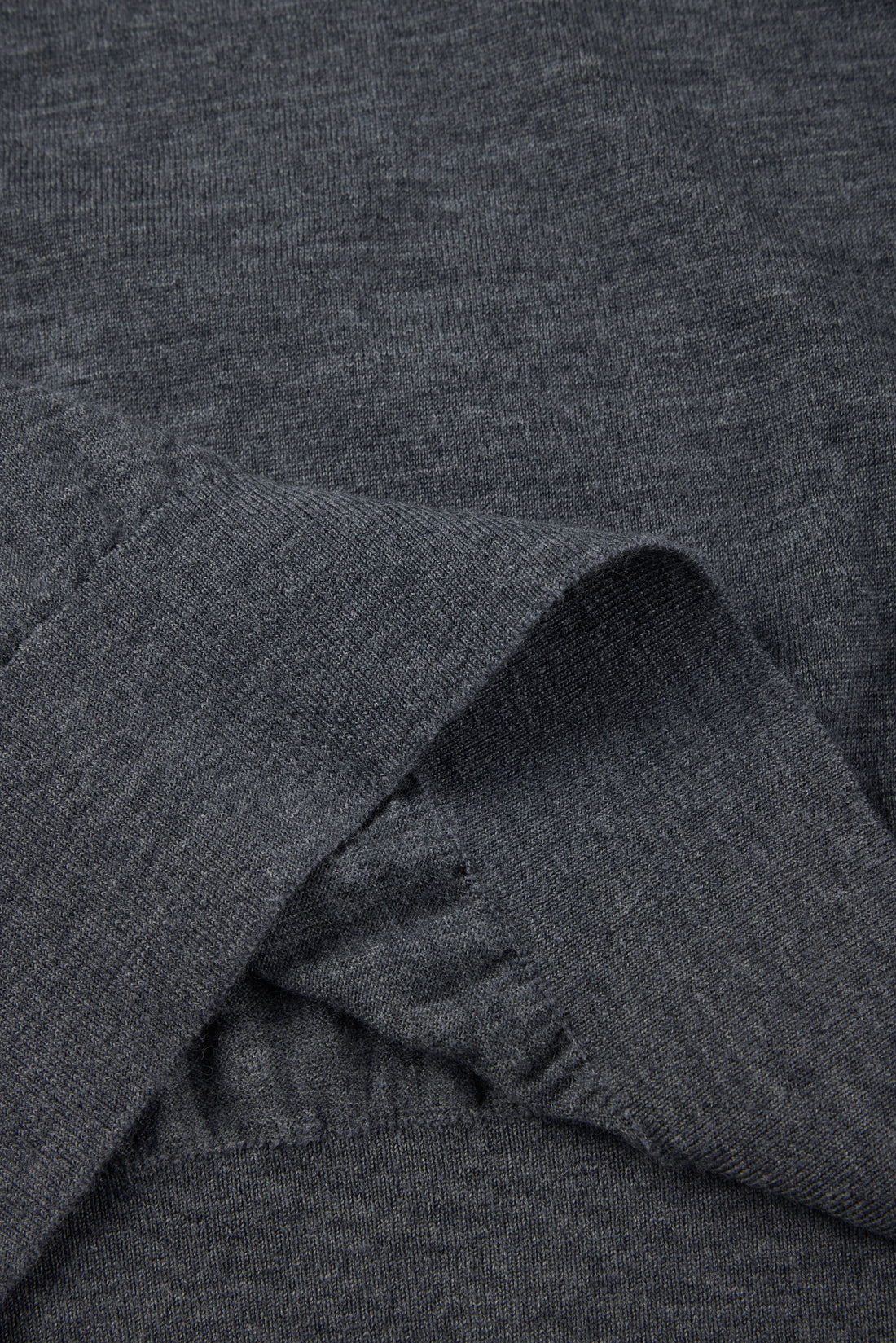 REGAL V neck wool pullover (Grey)