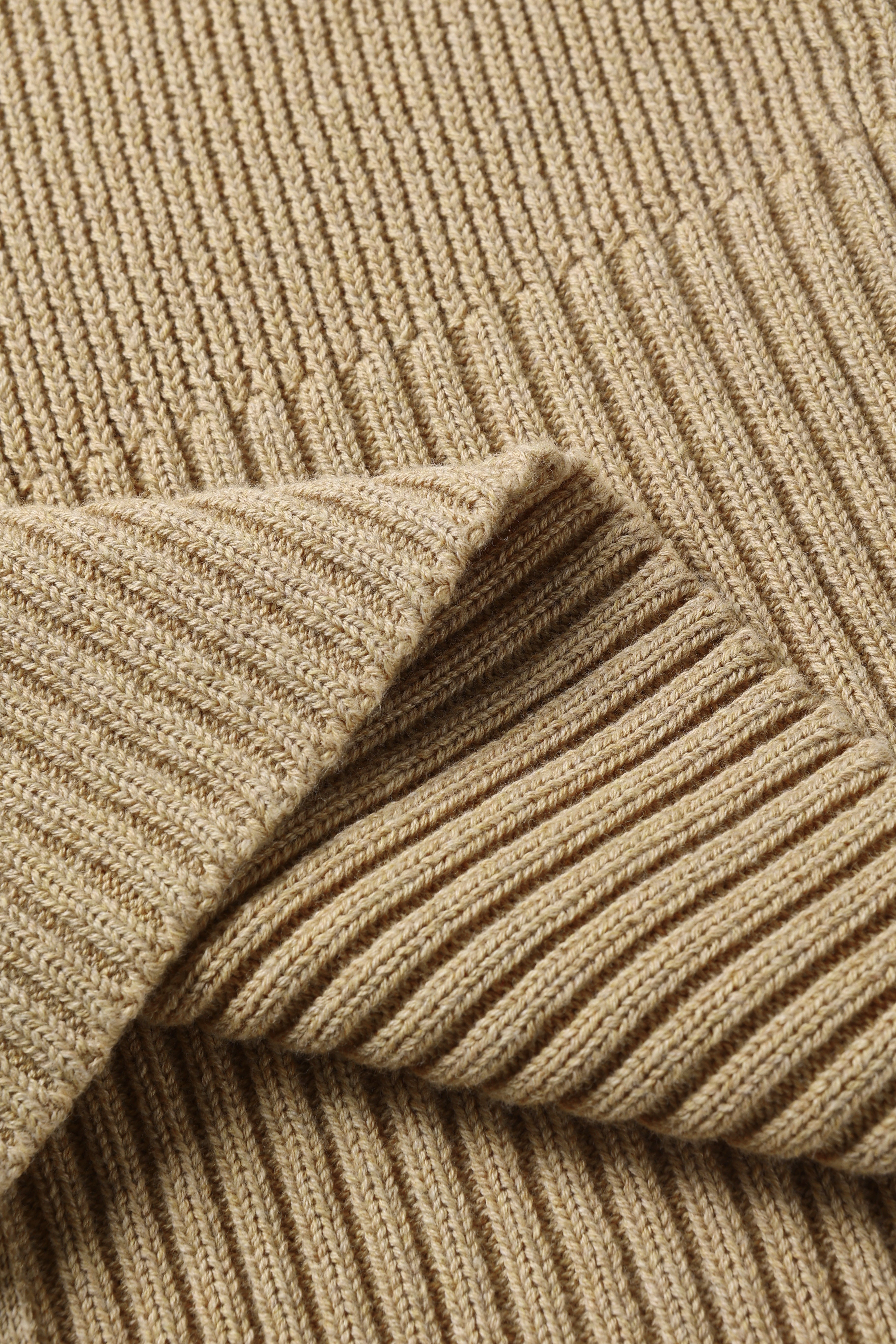 VERENA cotton zip-up jacket (Milktea)
