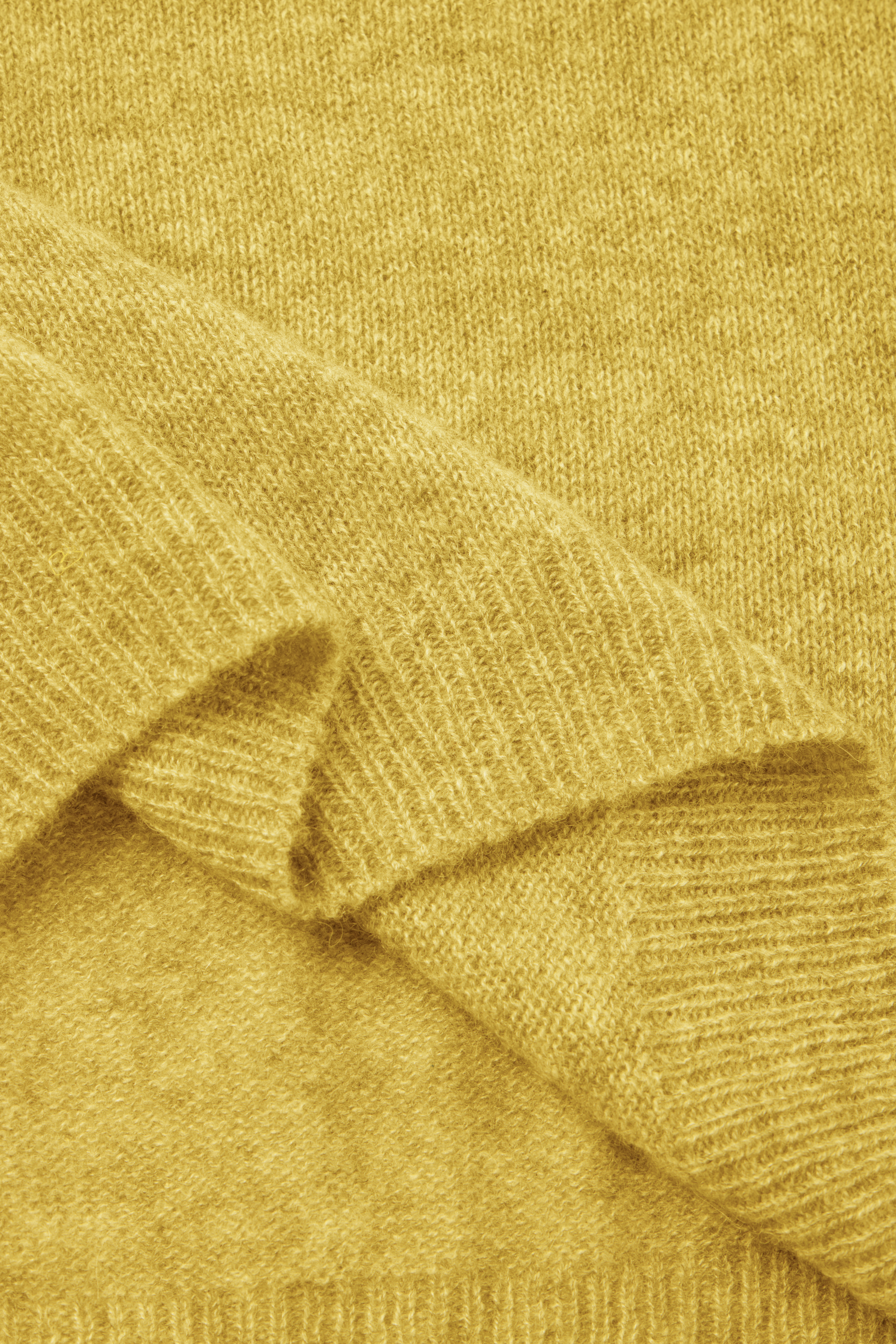 AIR-CASHMERE sweater (Yellow)