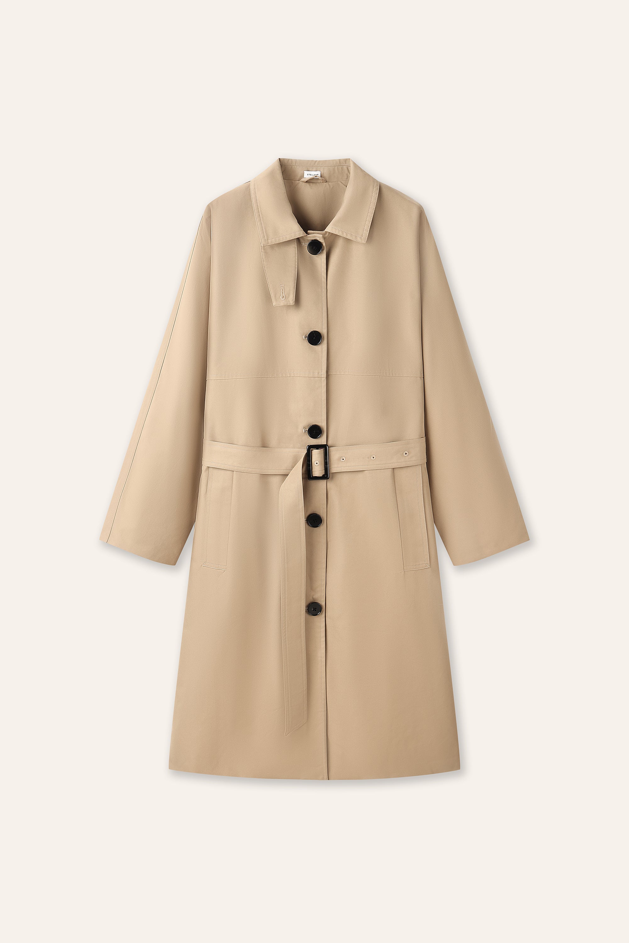 AMARA cotton trench coat (Sand)