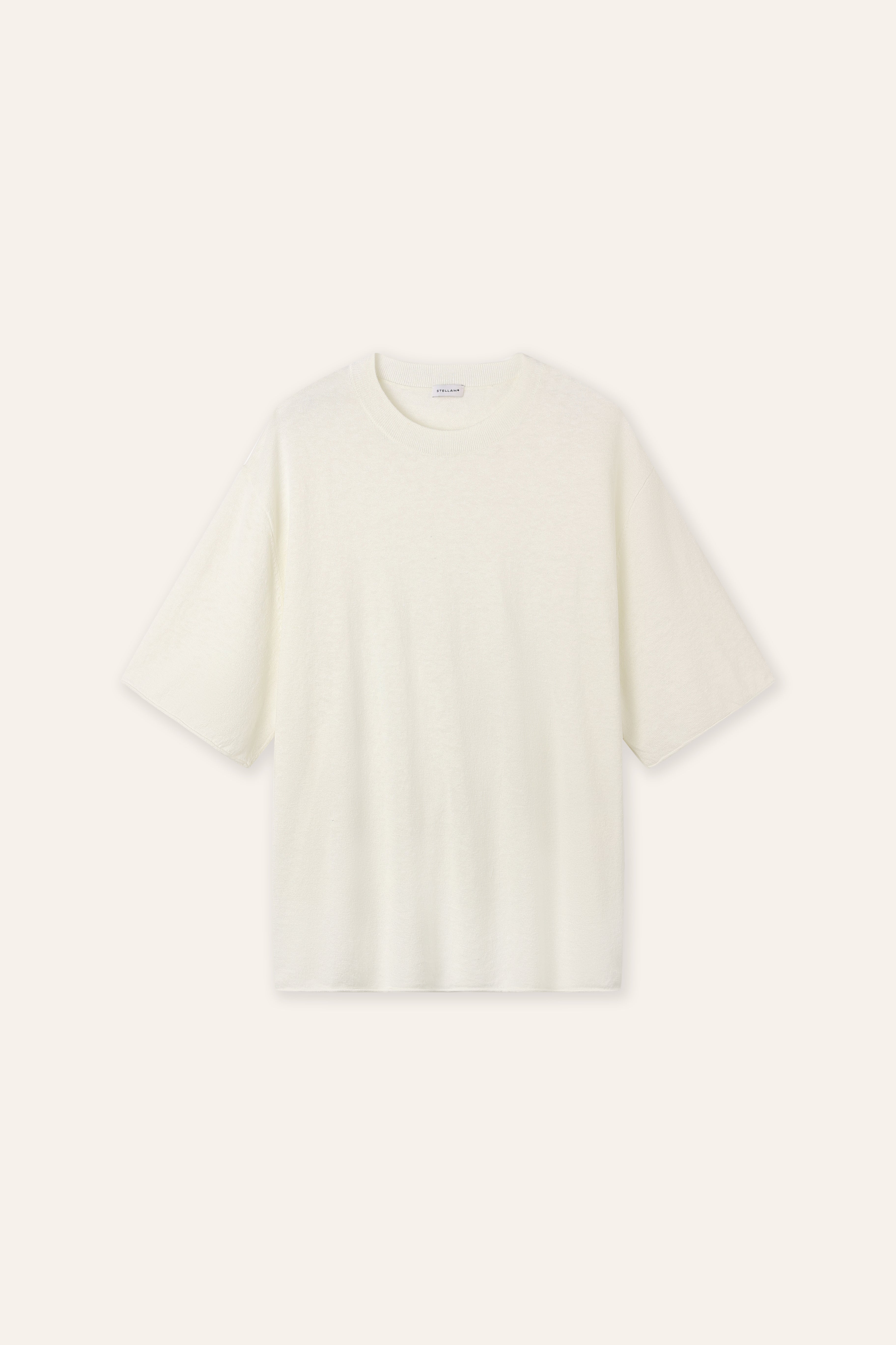 BET棉麻寬鬆上衣（白色）