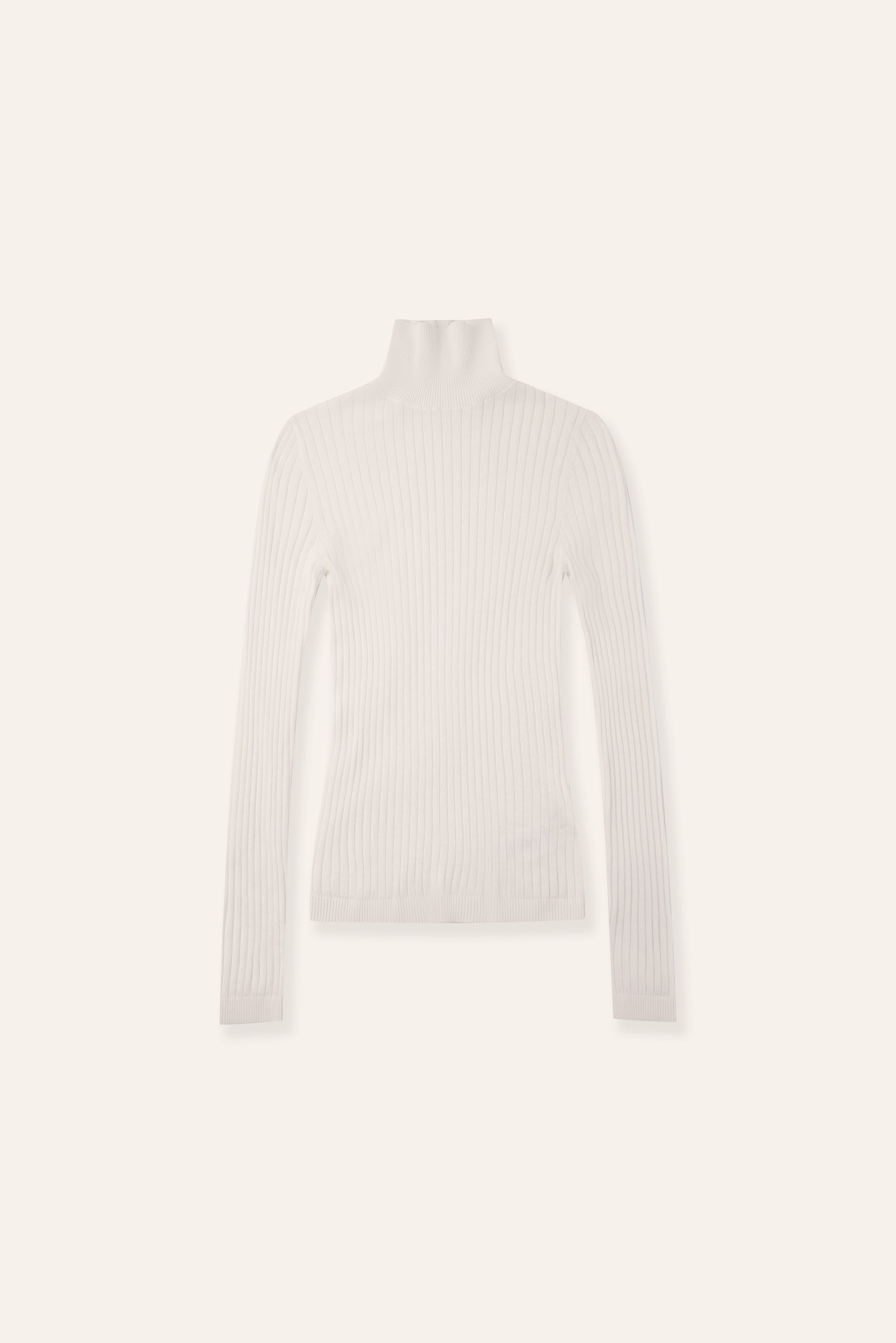 DILLY silk-blended wool sweater (White)