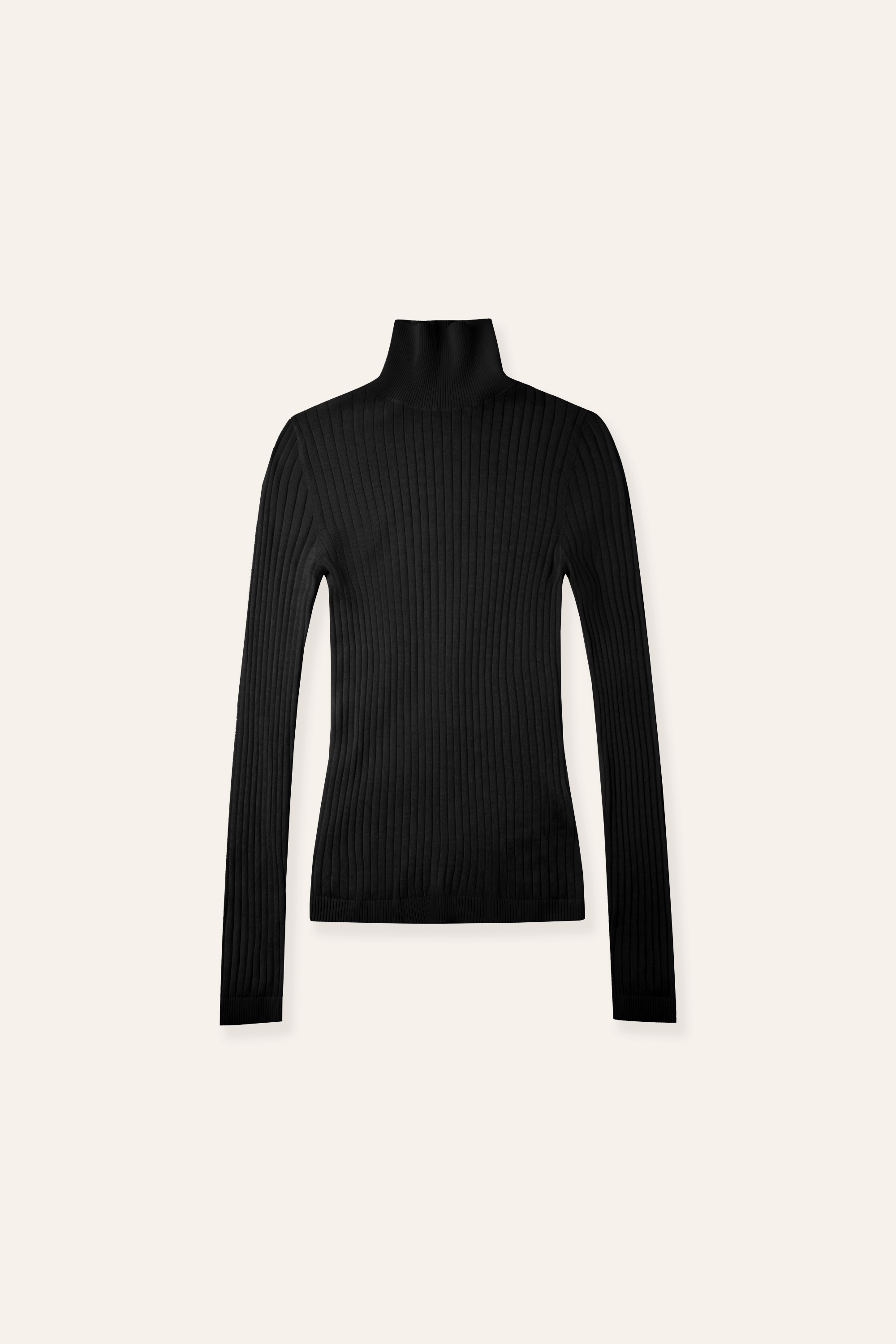 DILLY silk-blended wool sweater (Black)