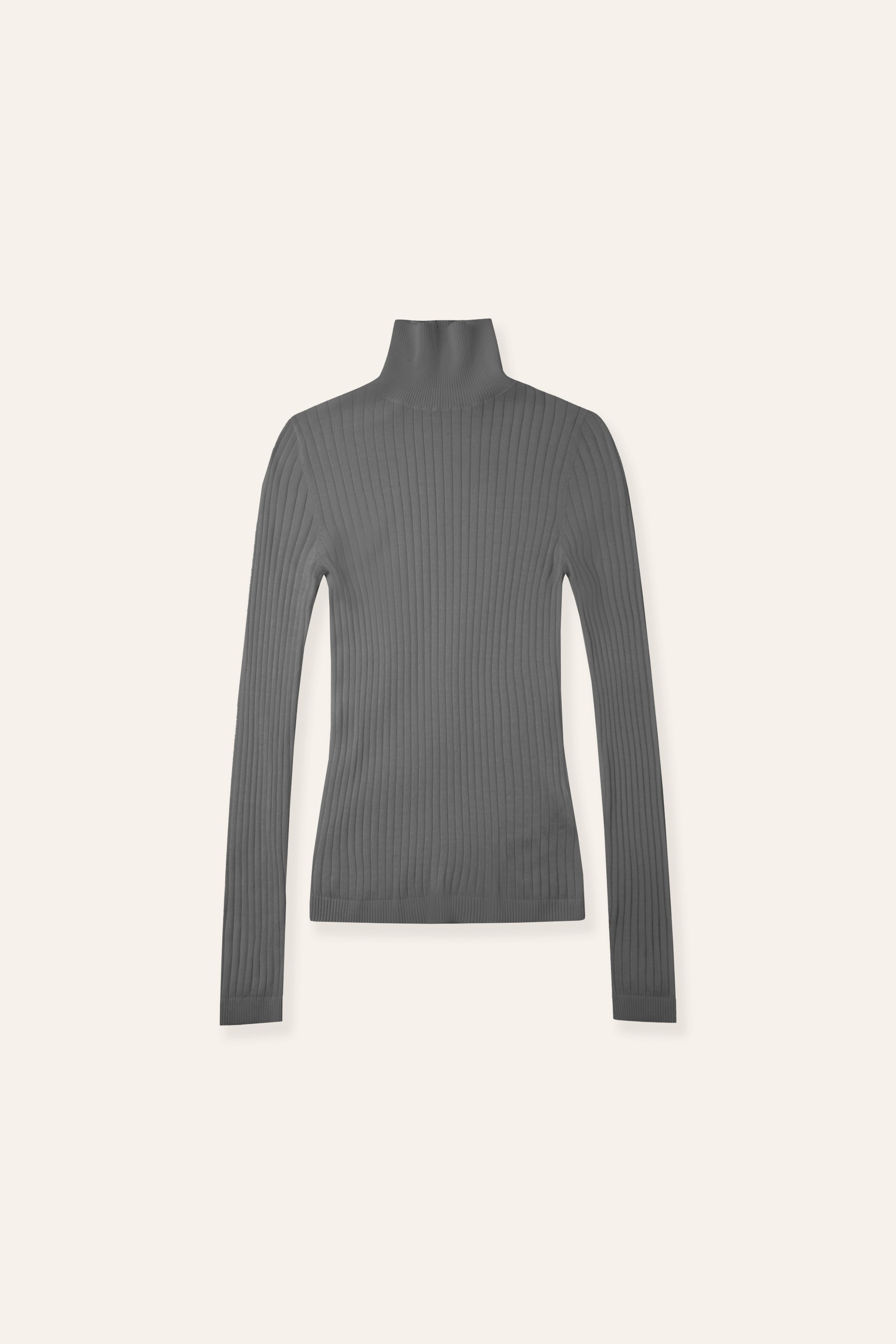 DILLY silk-blended wool sweater (Grey)