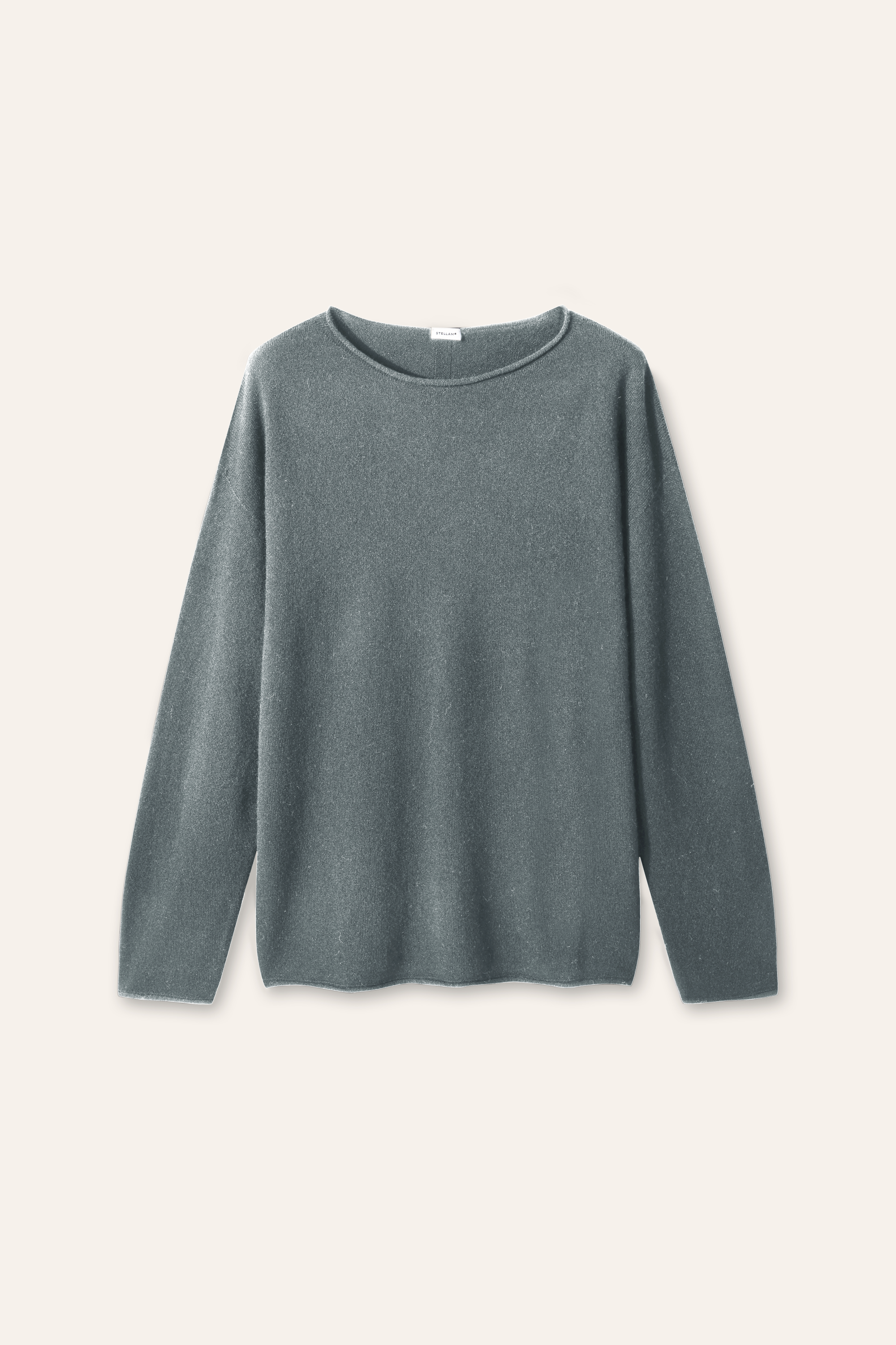 ELEANOR seamless cashmere-blend sweater (Light grey)