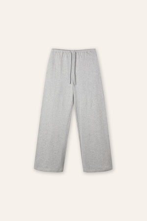 FLY cotton wide leg pants (Grey)
