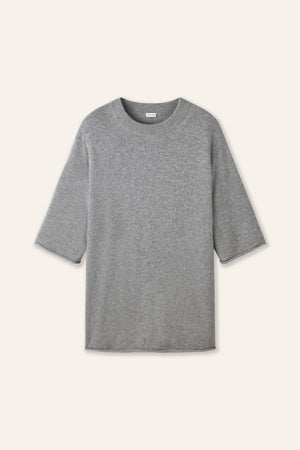 HILTON merino wool oversize top (Grey)