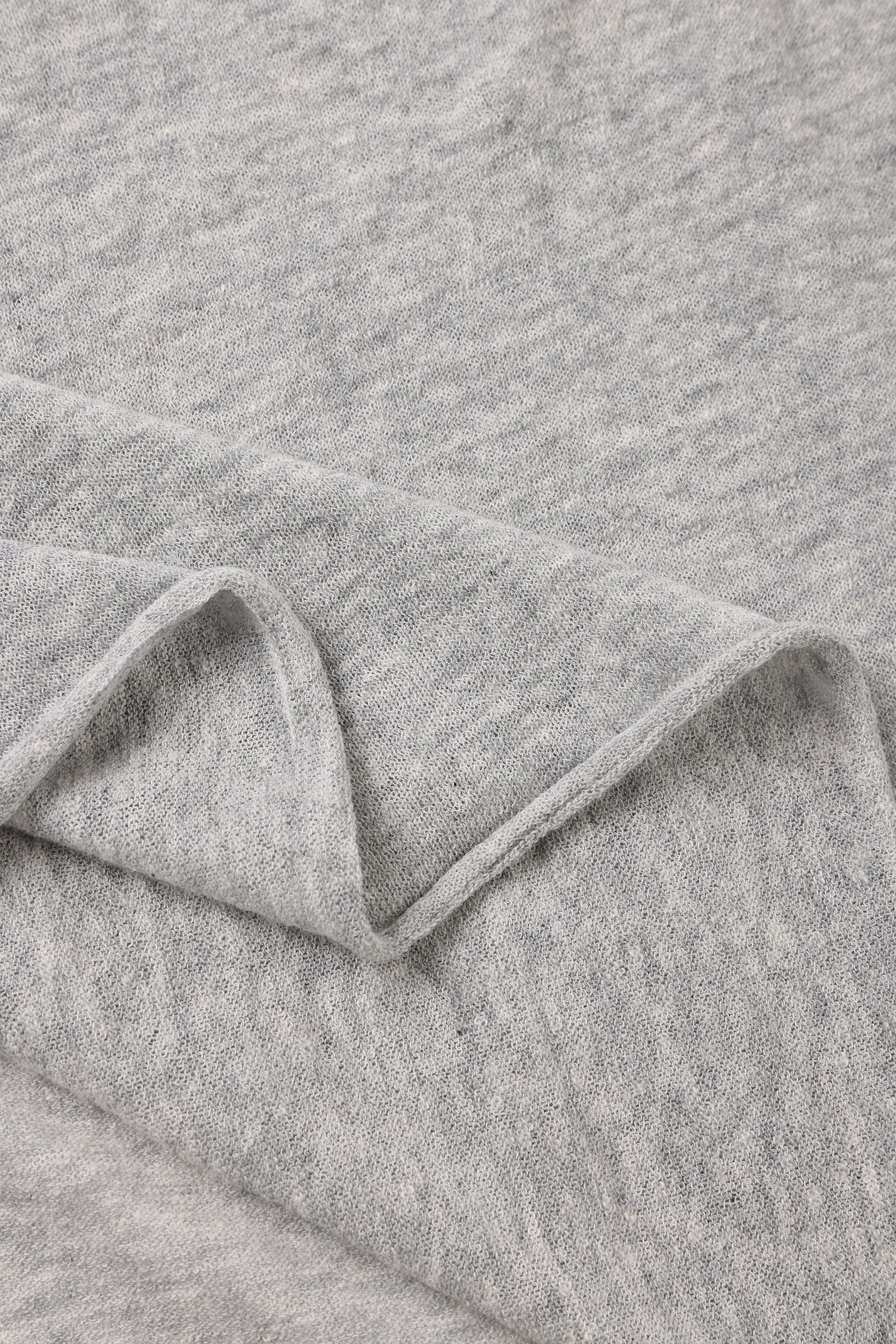 JESSY linen-cotton two way top (Grey)