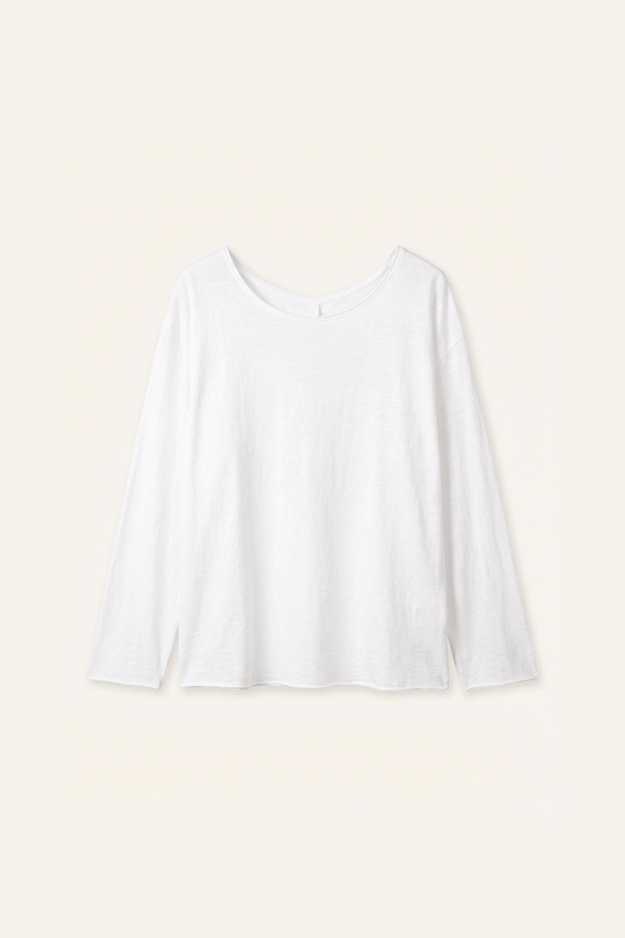 JESSY棉麻混纺兩穿上衣（白色）