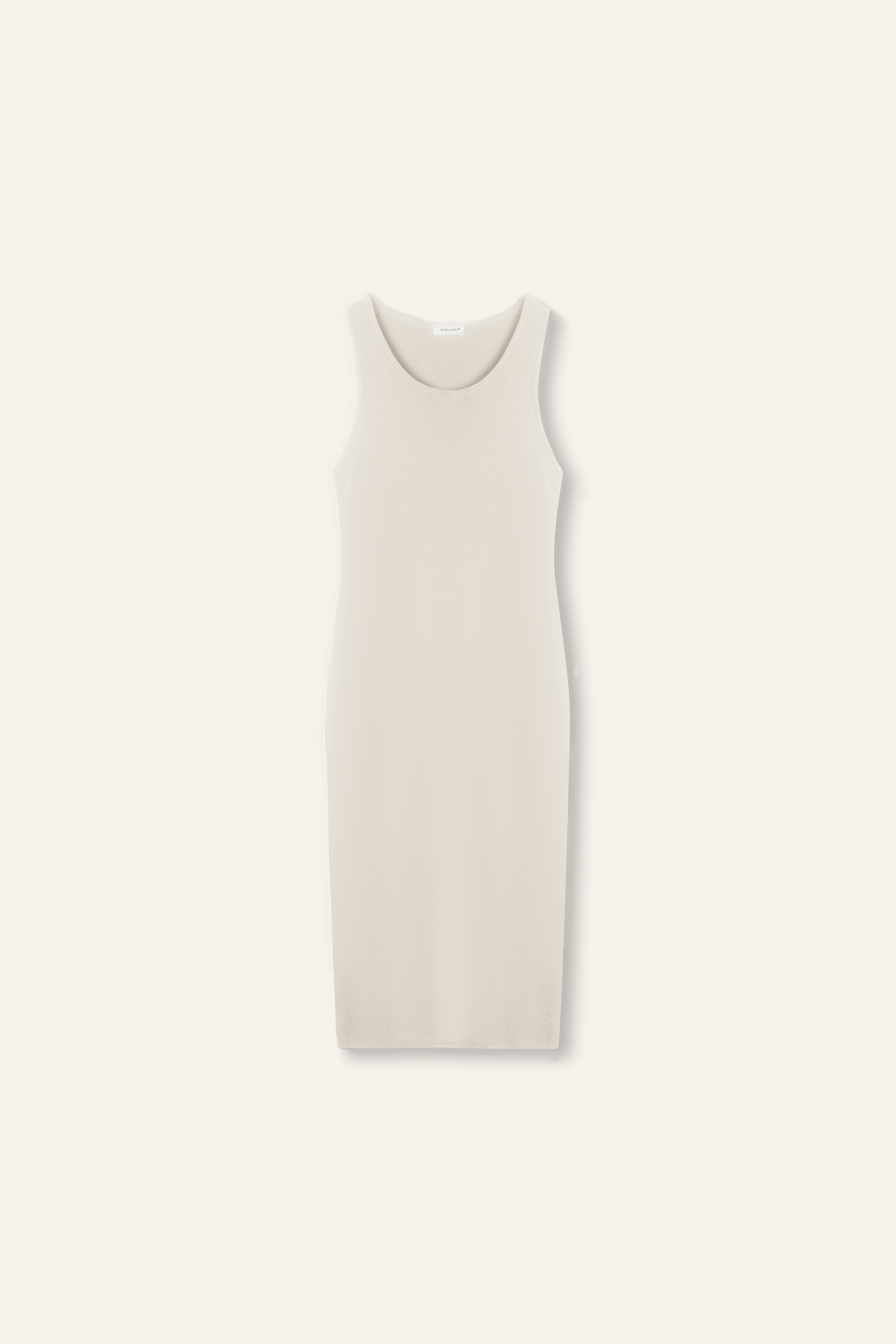 KEAN jersey knit dress (White)