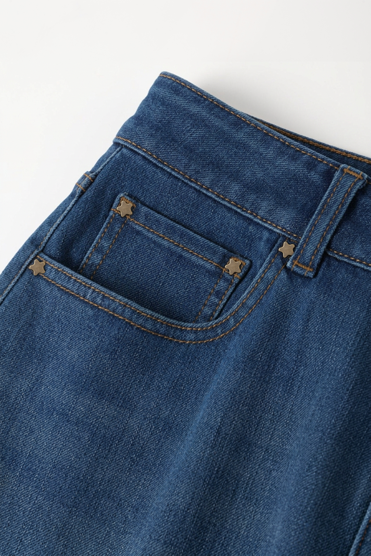 KENT washed wide-leg jeans (Denim blue)