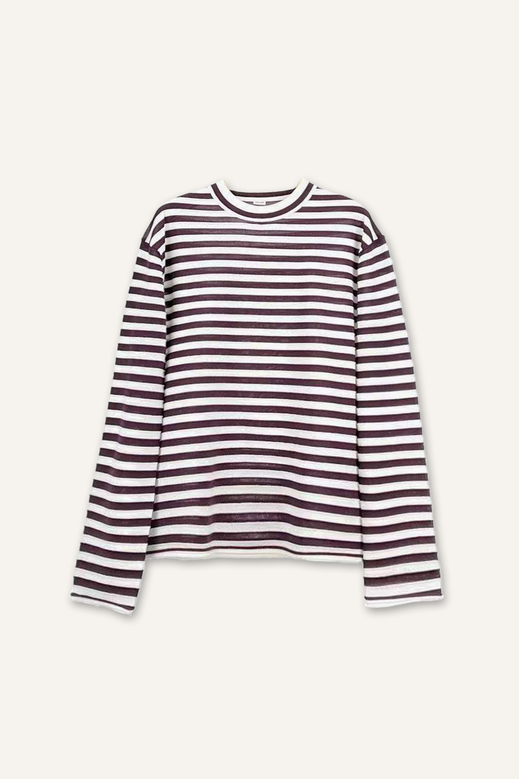 JUILY merino wool top (Grape Stripe)