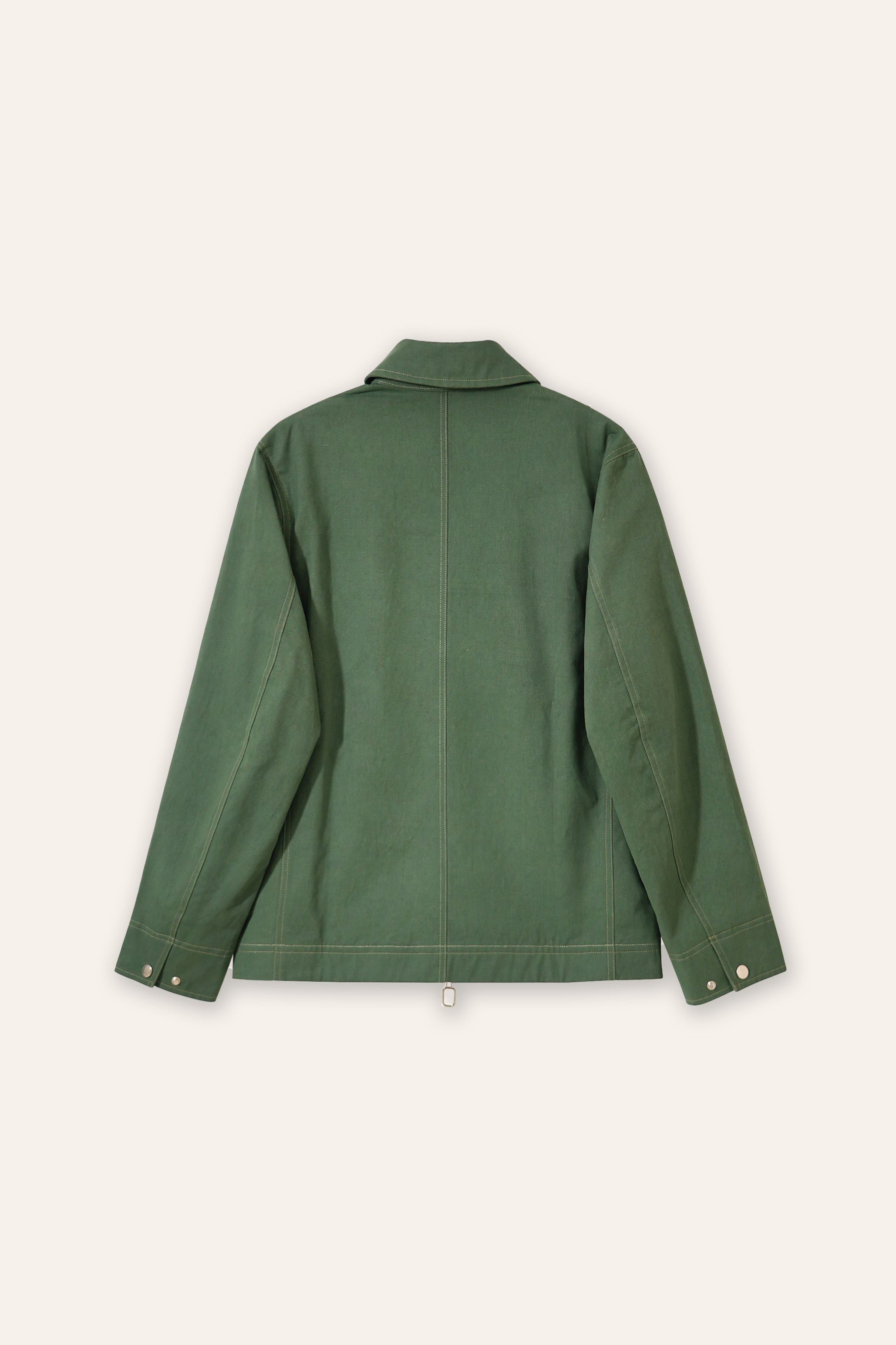 AGATE cotton trench jacket (Army green)