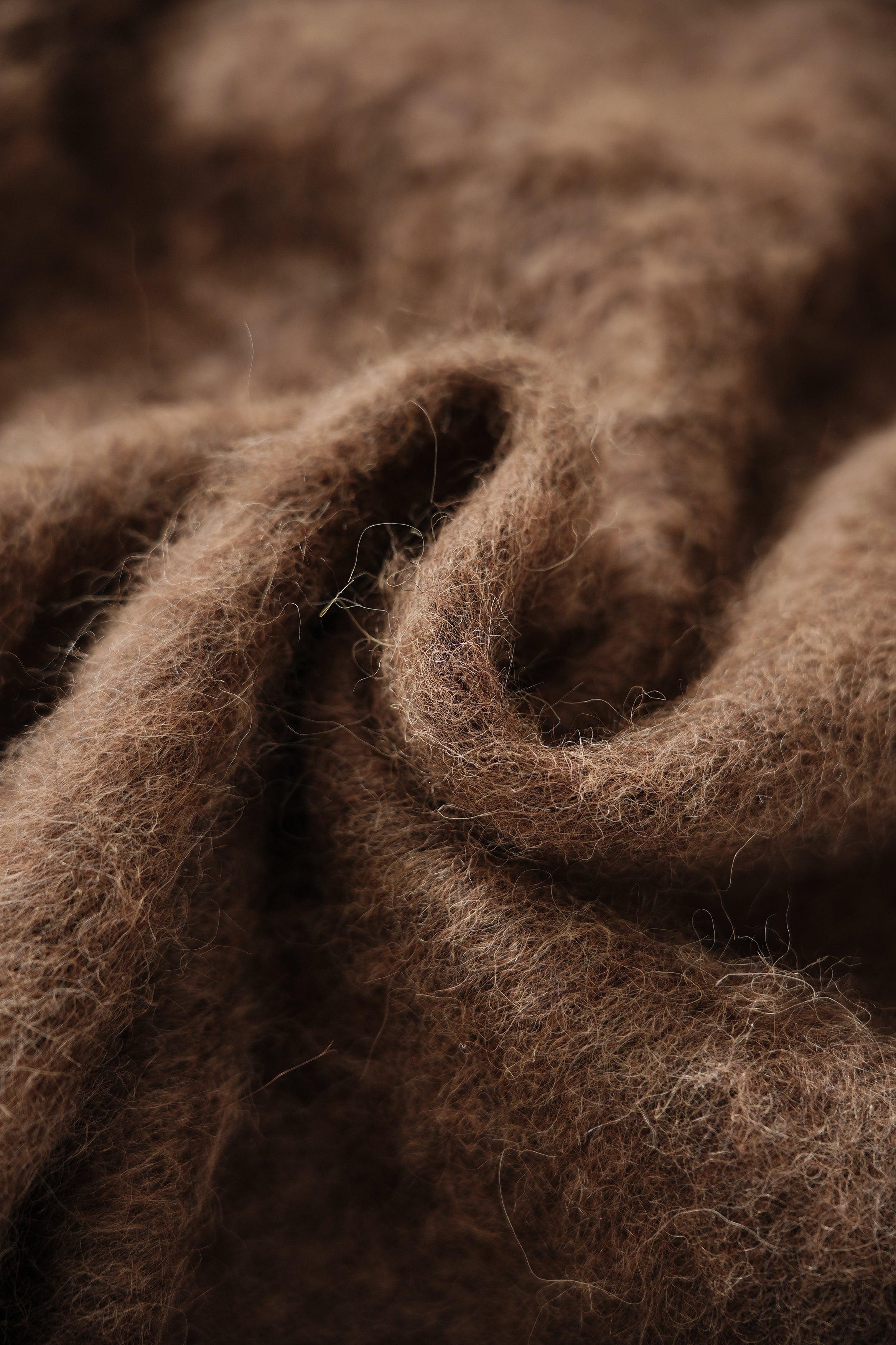 JESSICA alpaca cardigan (Brown)