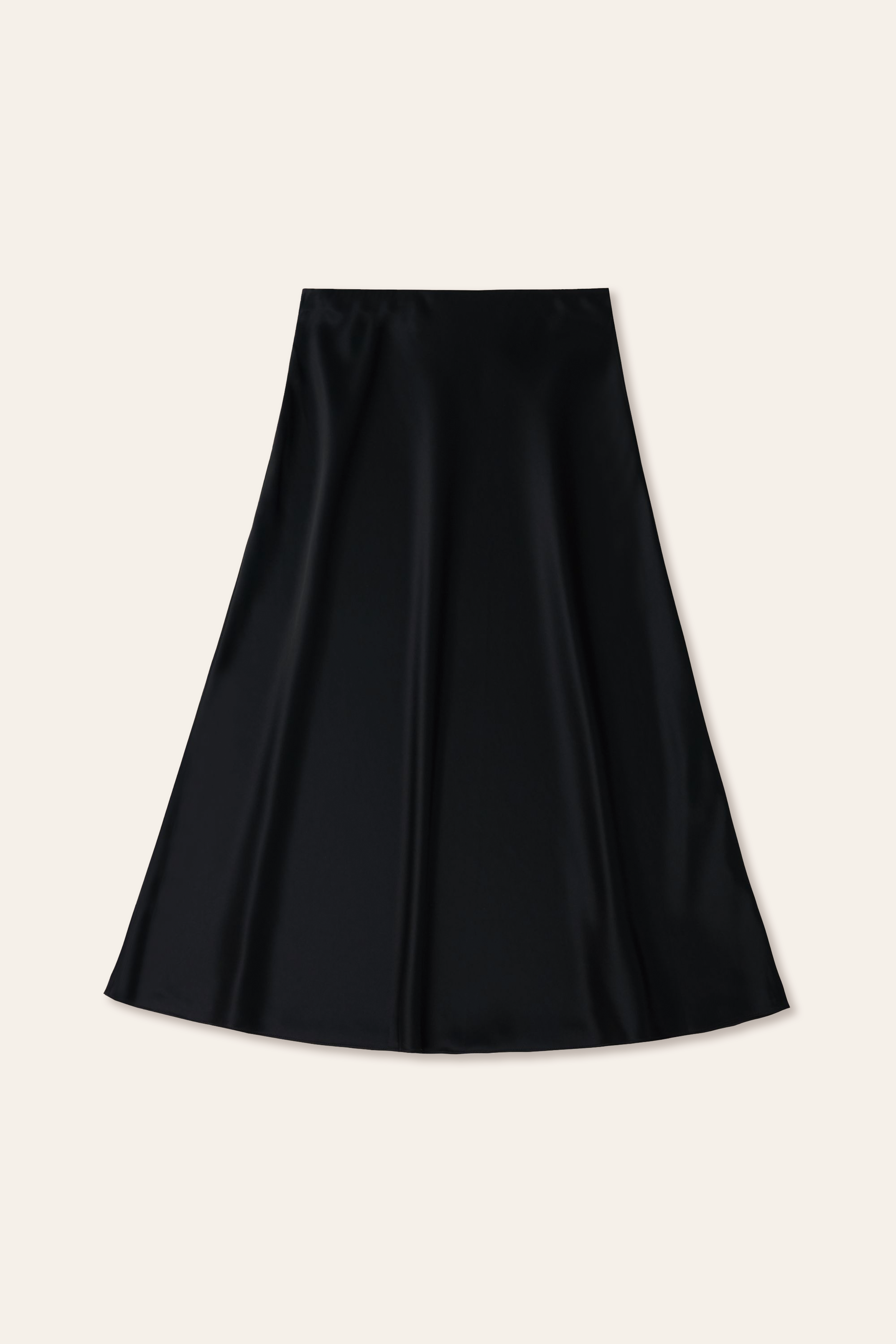 LONG GLITTER 2.0 Mid-night midi skirt (Black)