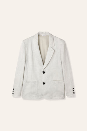 MARANT 2.0 linen oversize blazer (Beige)