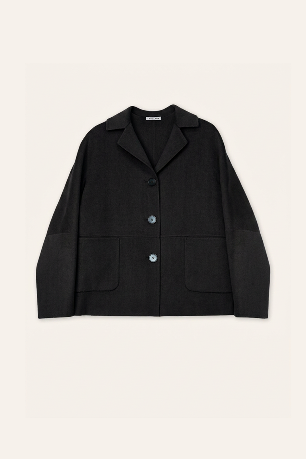 MARCO camel-blended jacket (Black)