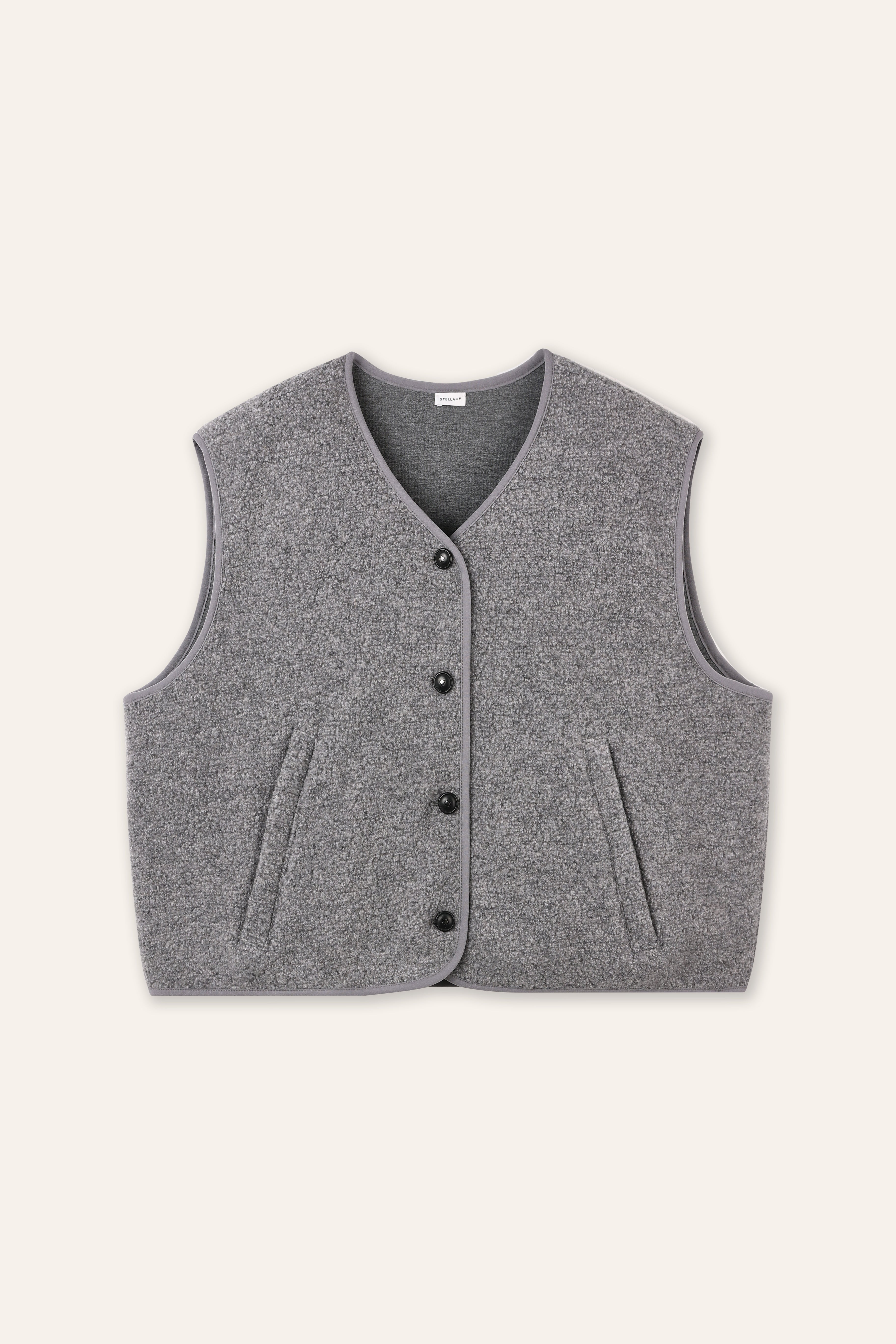 MUMU wool gilet (Grey)