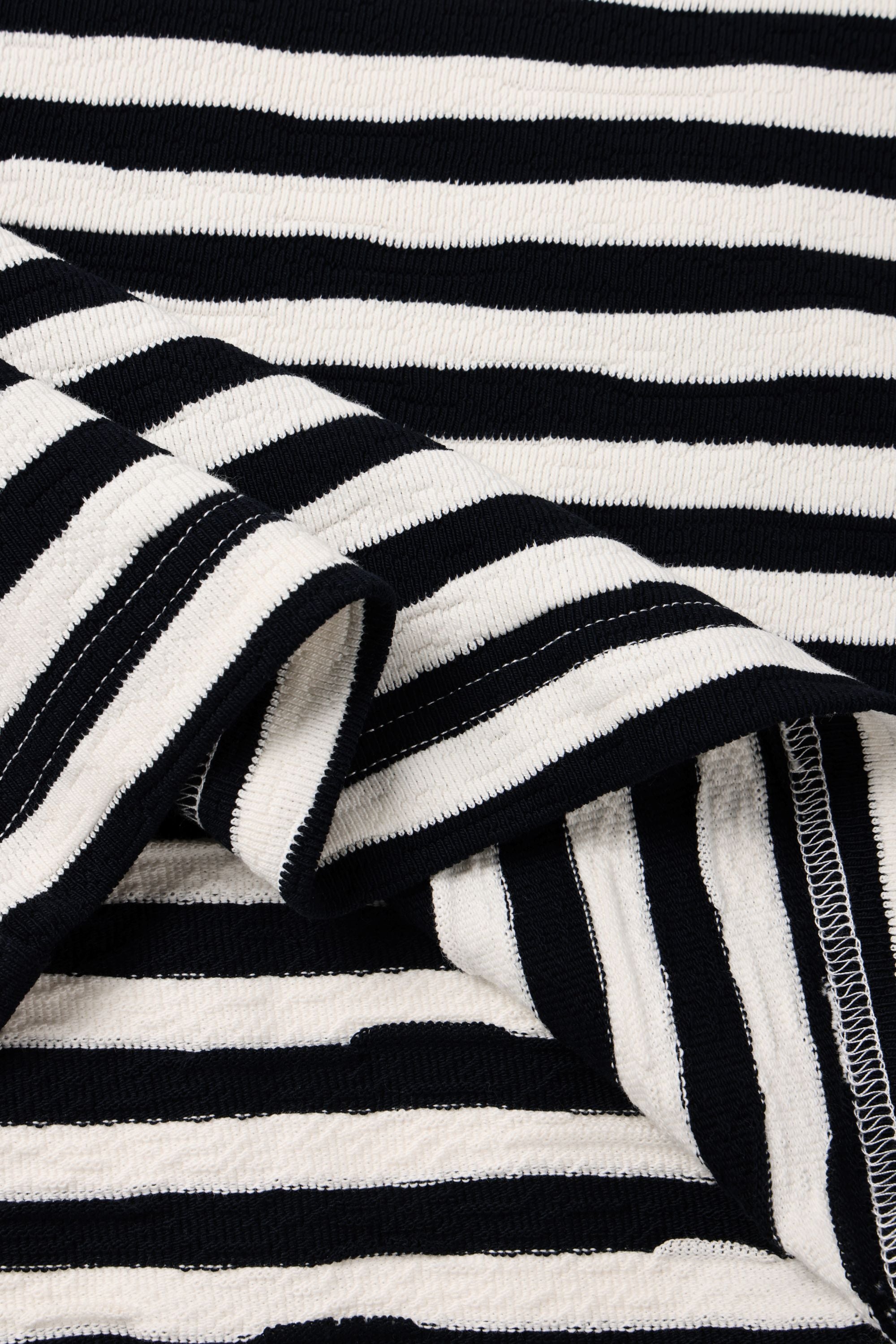 OCE cotton longsleeves top (Black stripe)