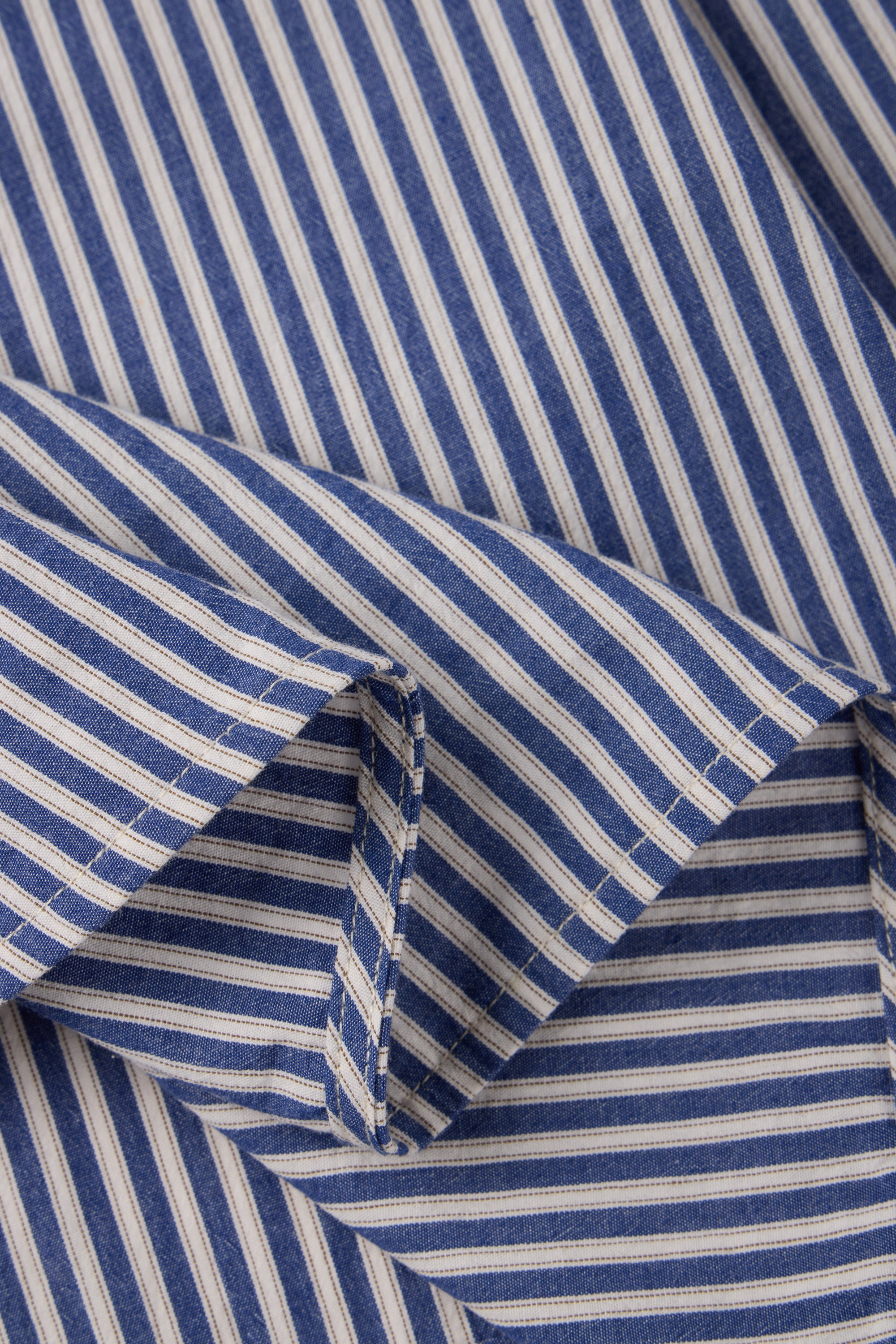 ORGANIC - cotton shirt (Blue stripe)