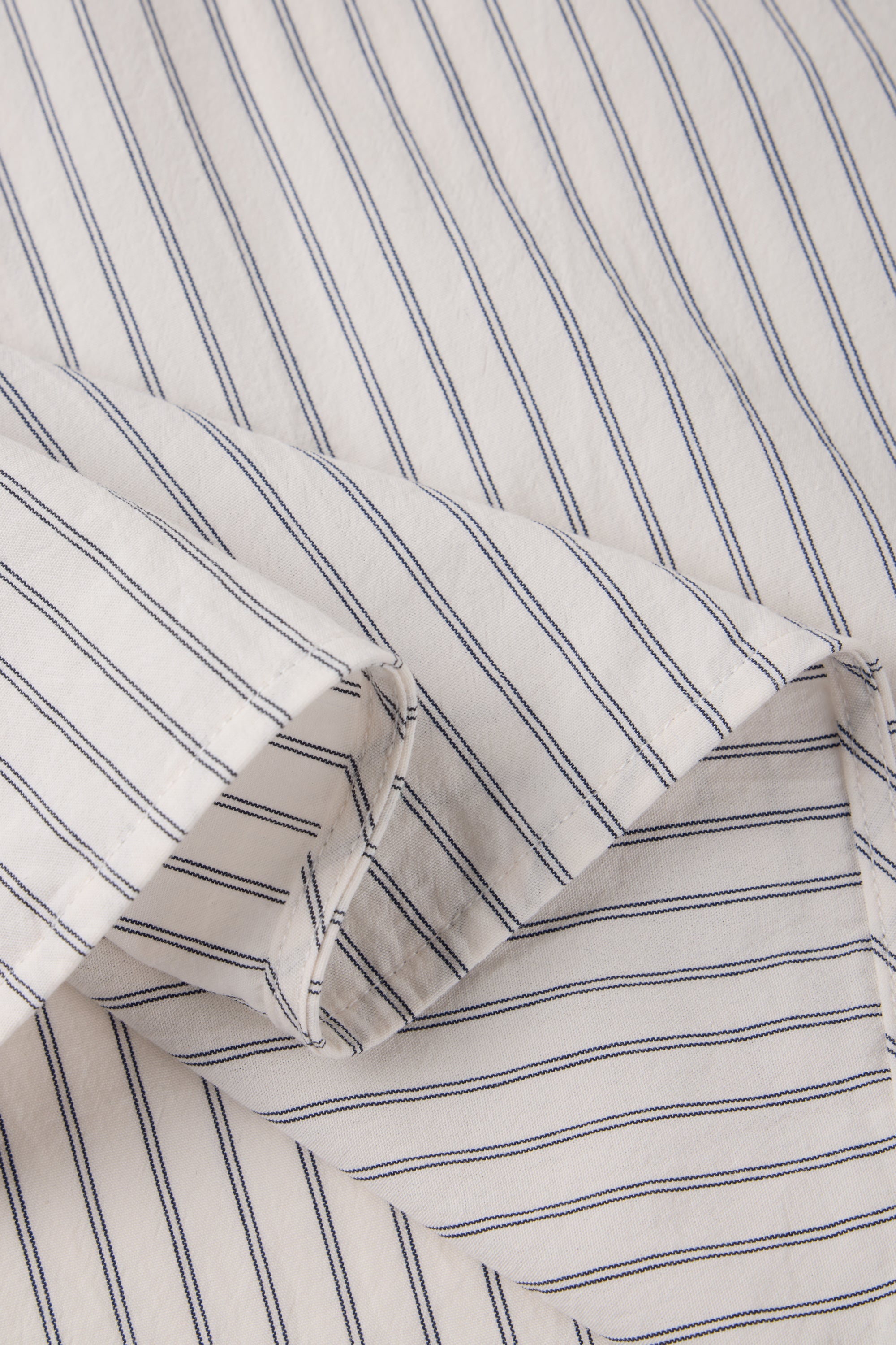 ORGANIC - cotton shirt (White stripe)