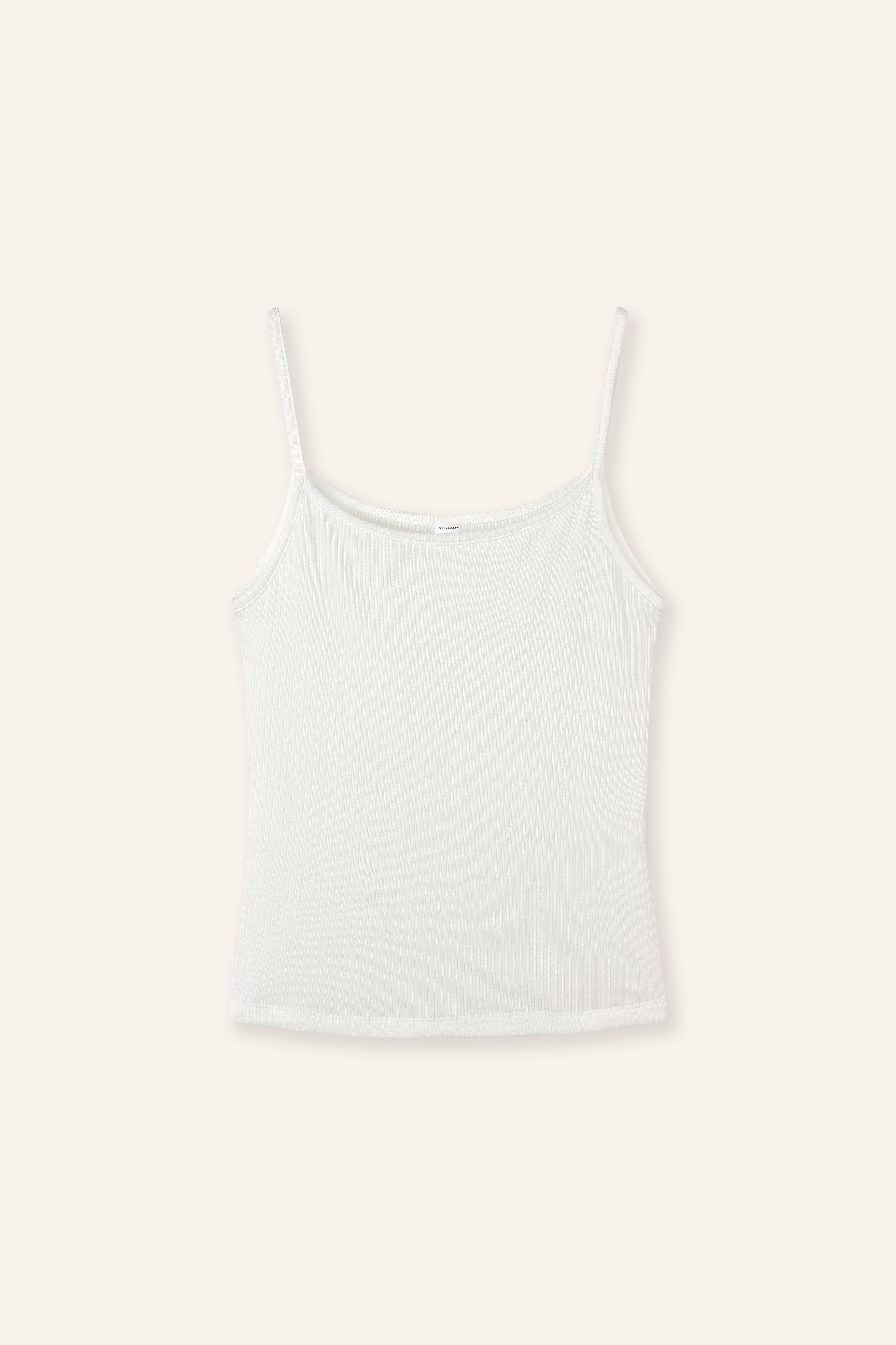 PEA 天絲絲質背心（白色）