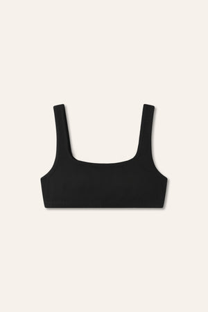 PIANNY organic cotton bra top (Black)