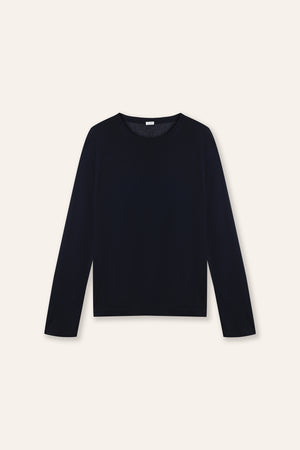 PIMA cotton long-sleeves (Navy)