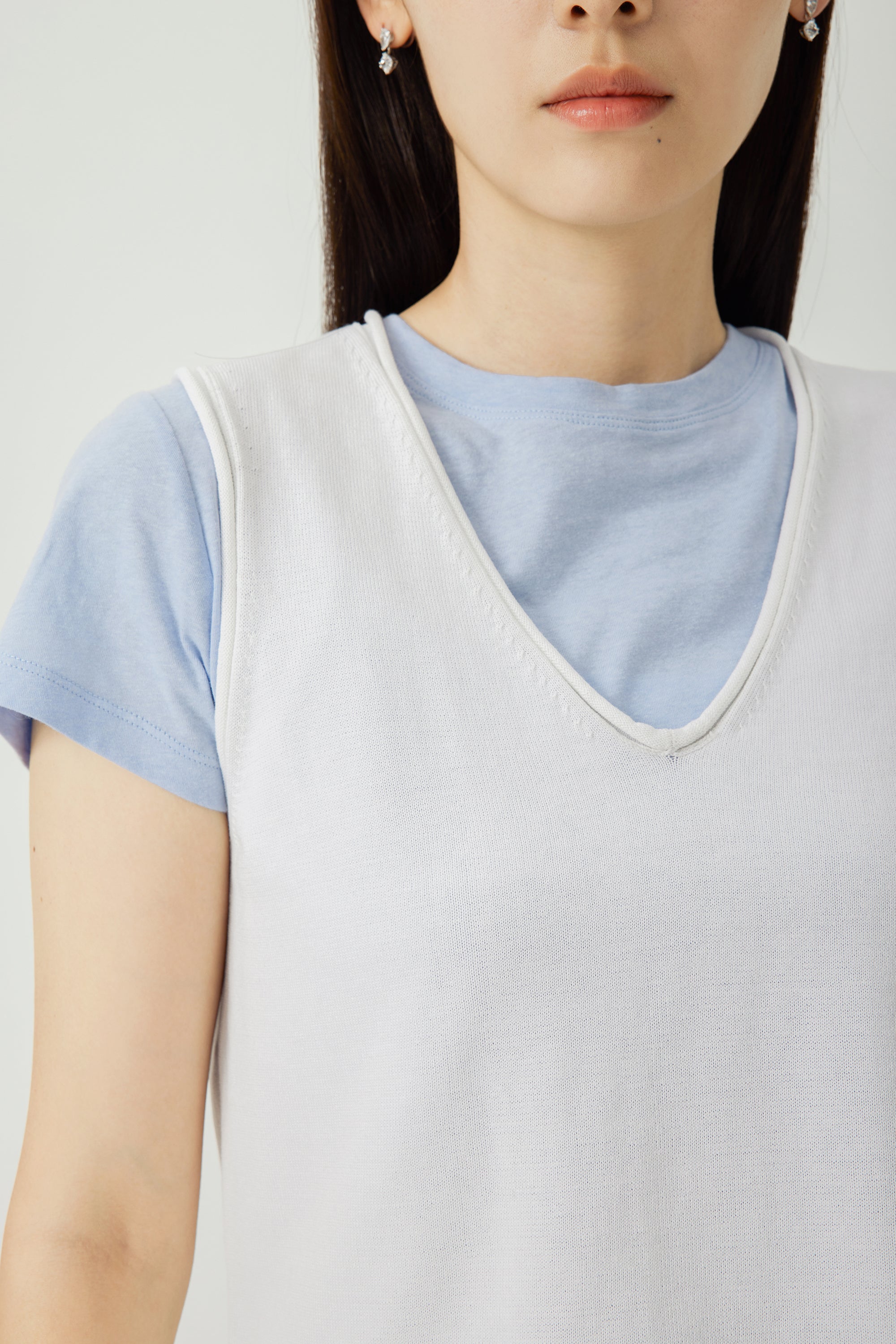 ORRI organic cotton tee (Light blue)