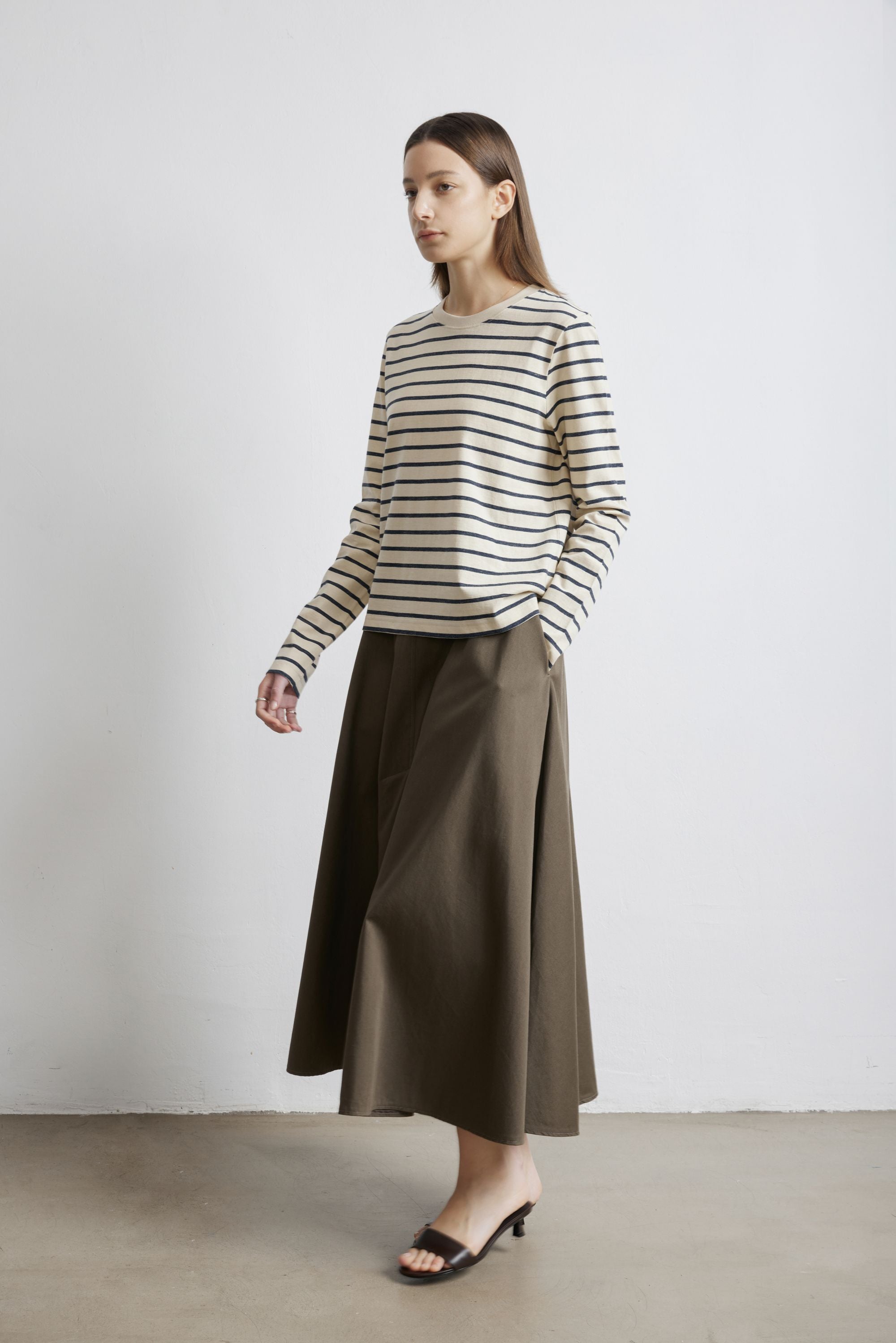 KAPOK天絲棉上衣（條紋）