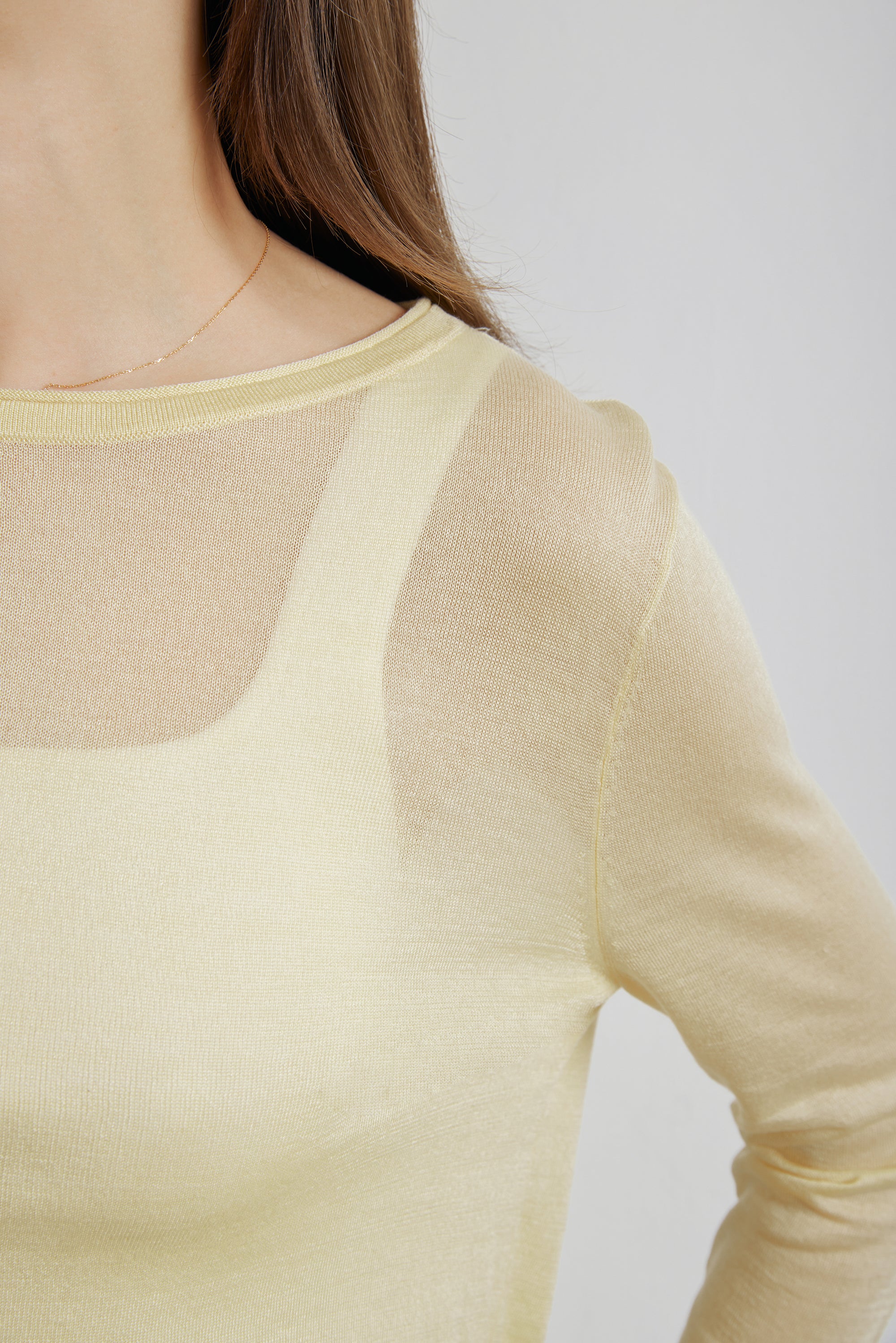 SHINE TENCEL blended top (Yellow)