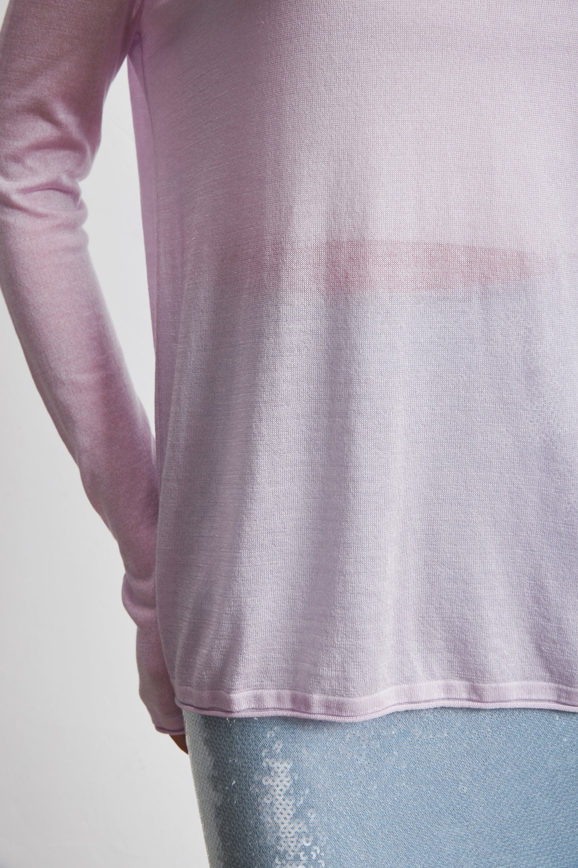 SHINE TENCEL blended top (Dusky Lilac)