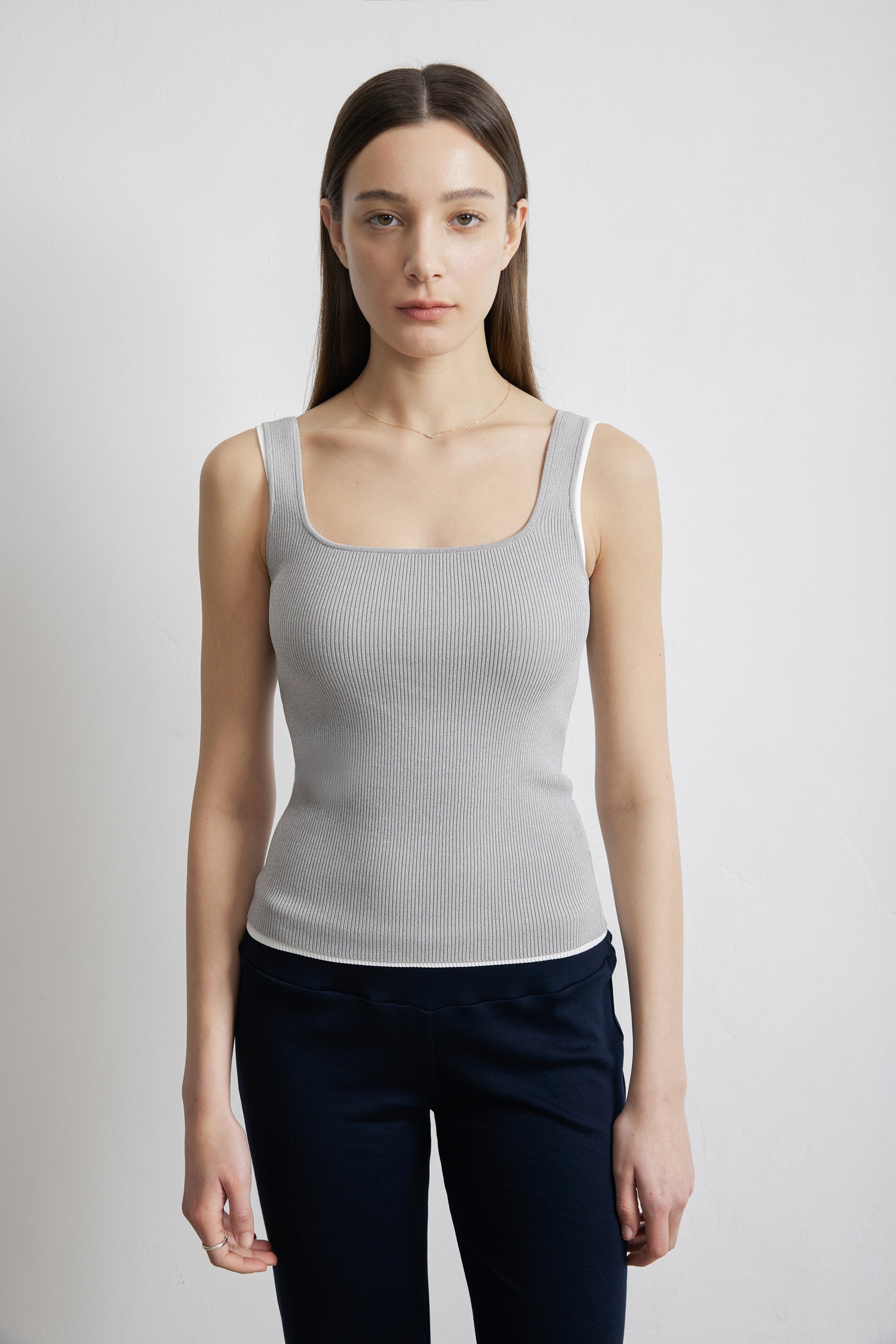 SUNNY 兩穿背心（灰色）