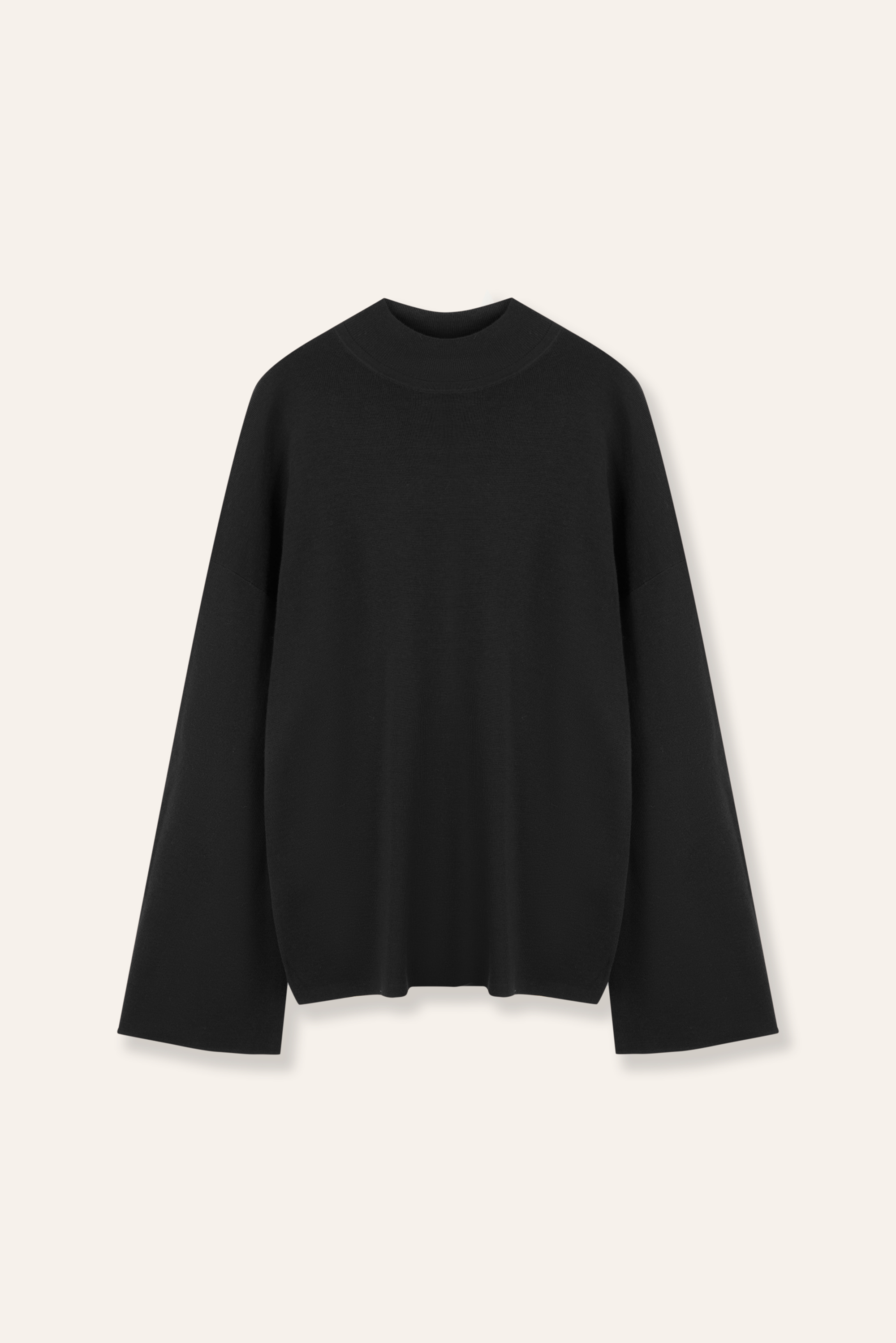 STUN merino wool sweater (Black)