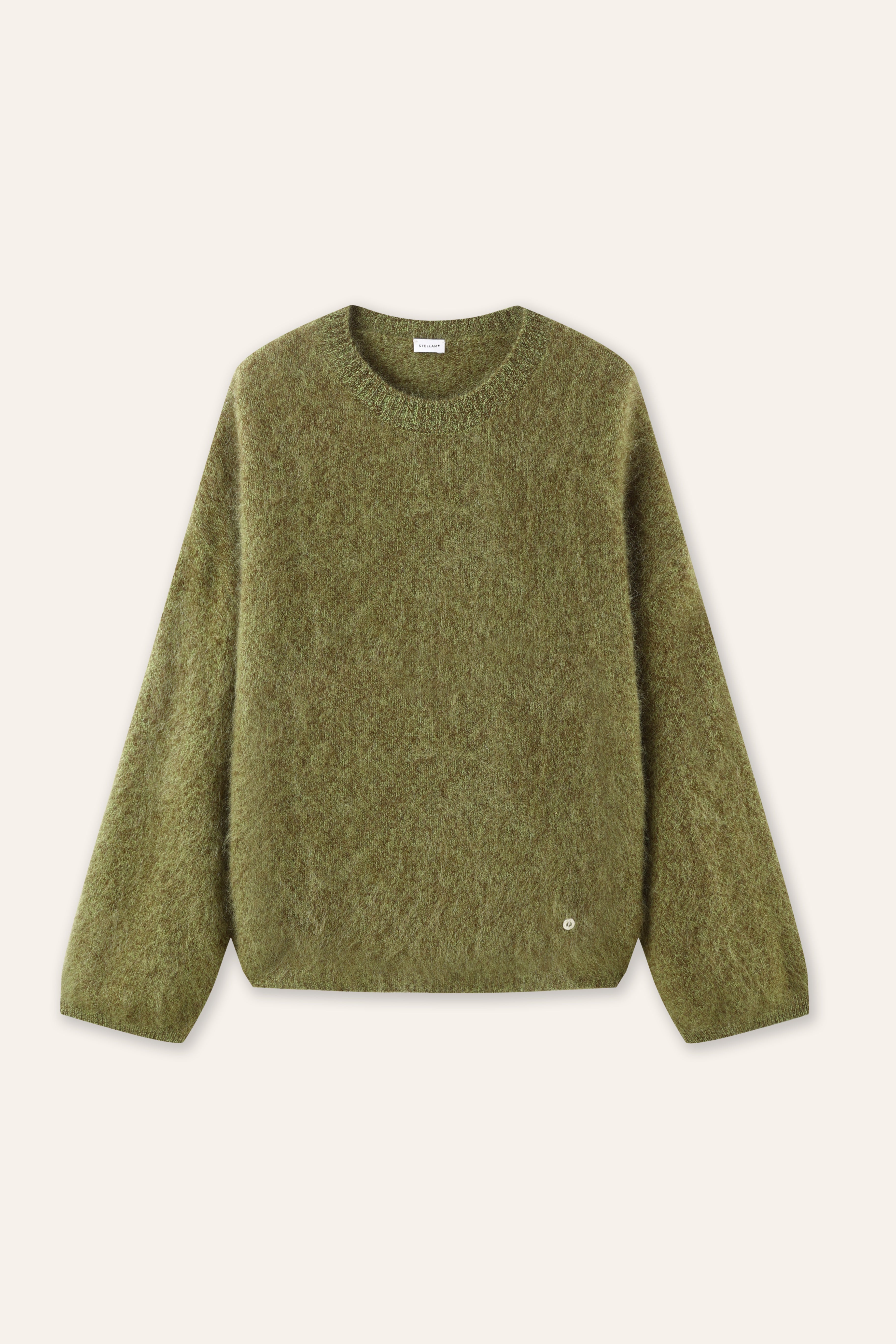 SUPERIOR merino wool sweater (Olive)
