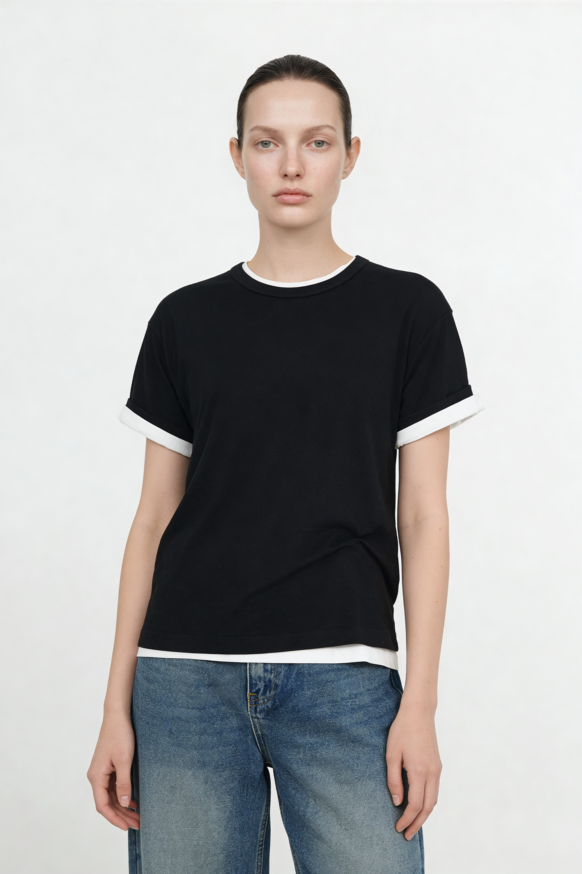 EASI cotton tee (Black)