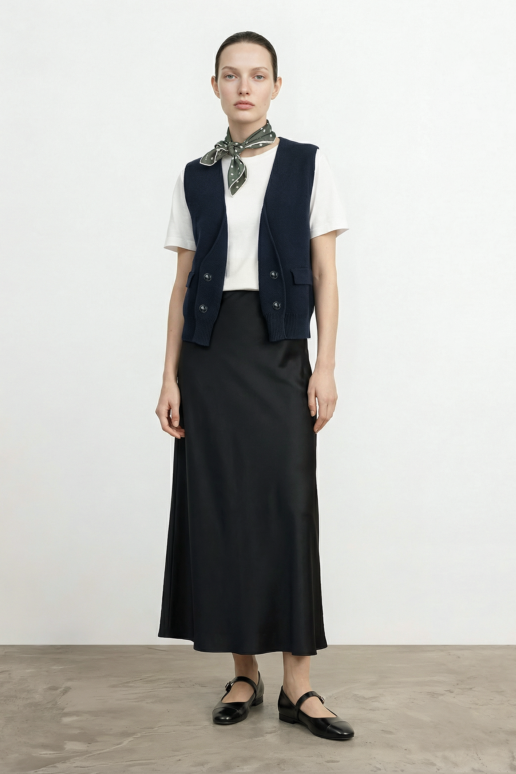 EASI 棉質上衣（白色）