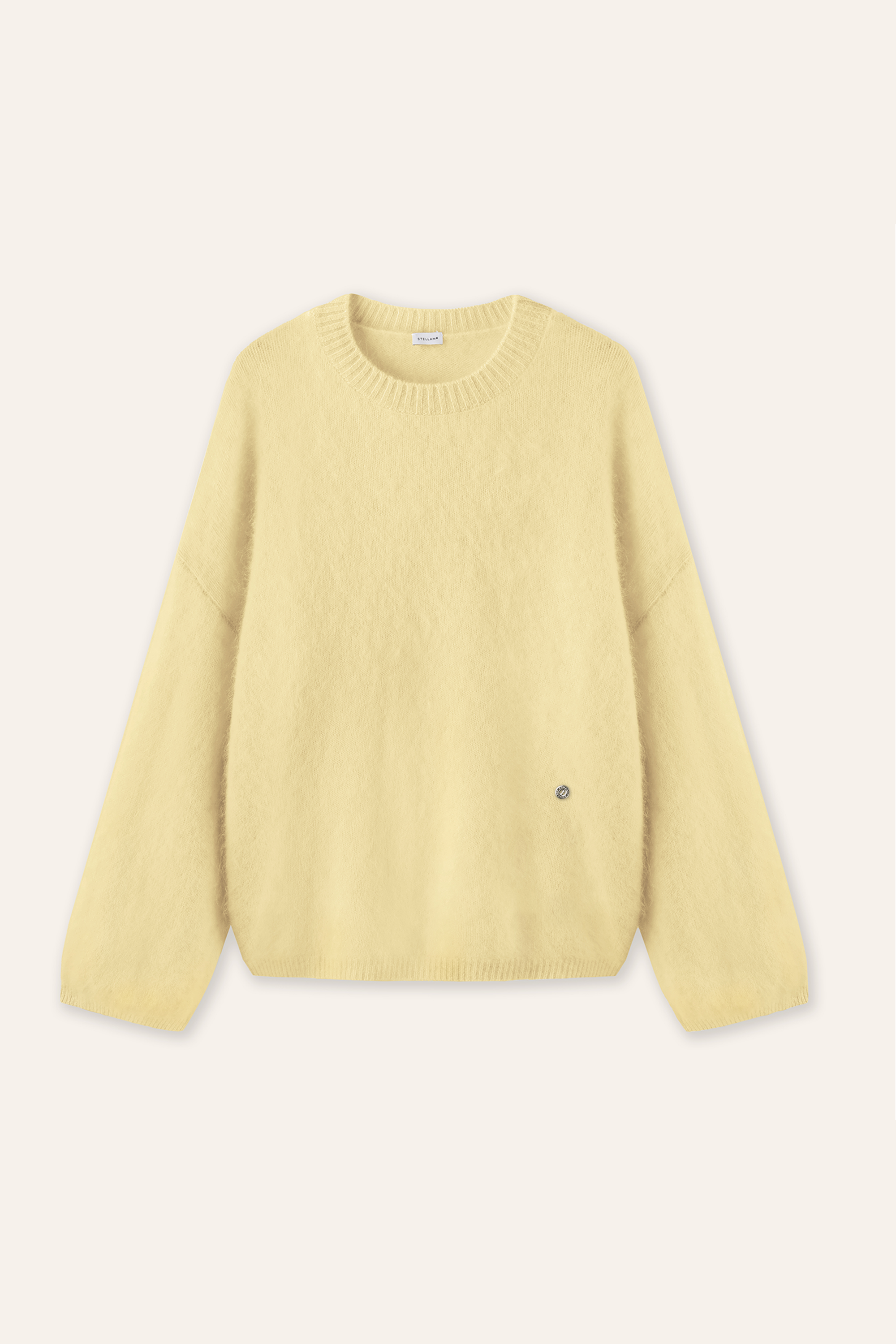 SUPERIOR merino wool sweater (Light yellow)