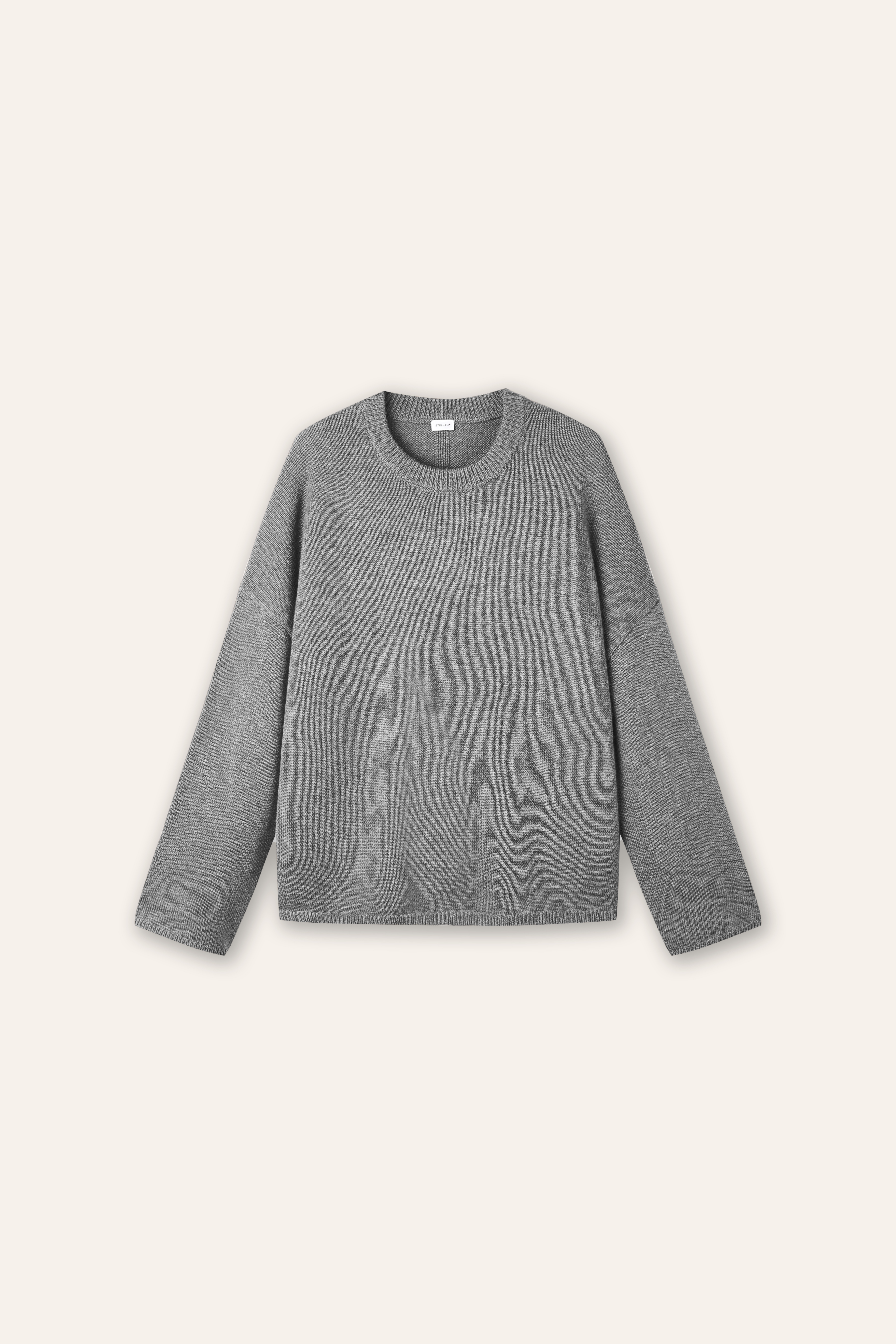 WORLD極細羊毛毛衣（灰色）