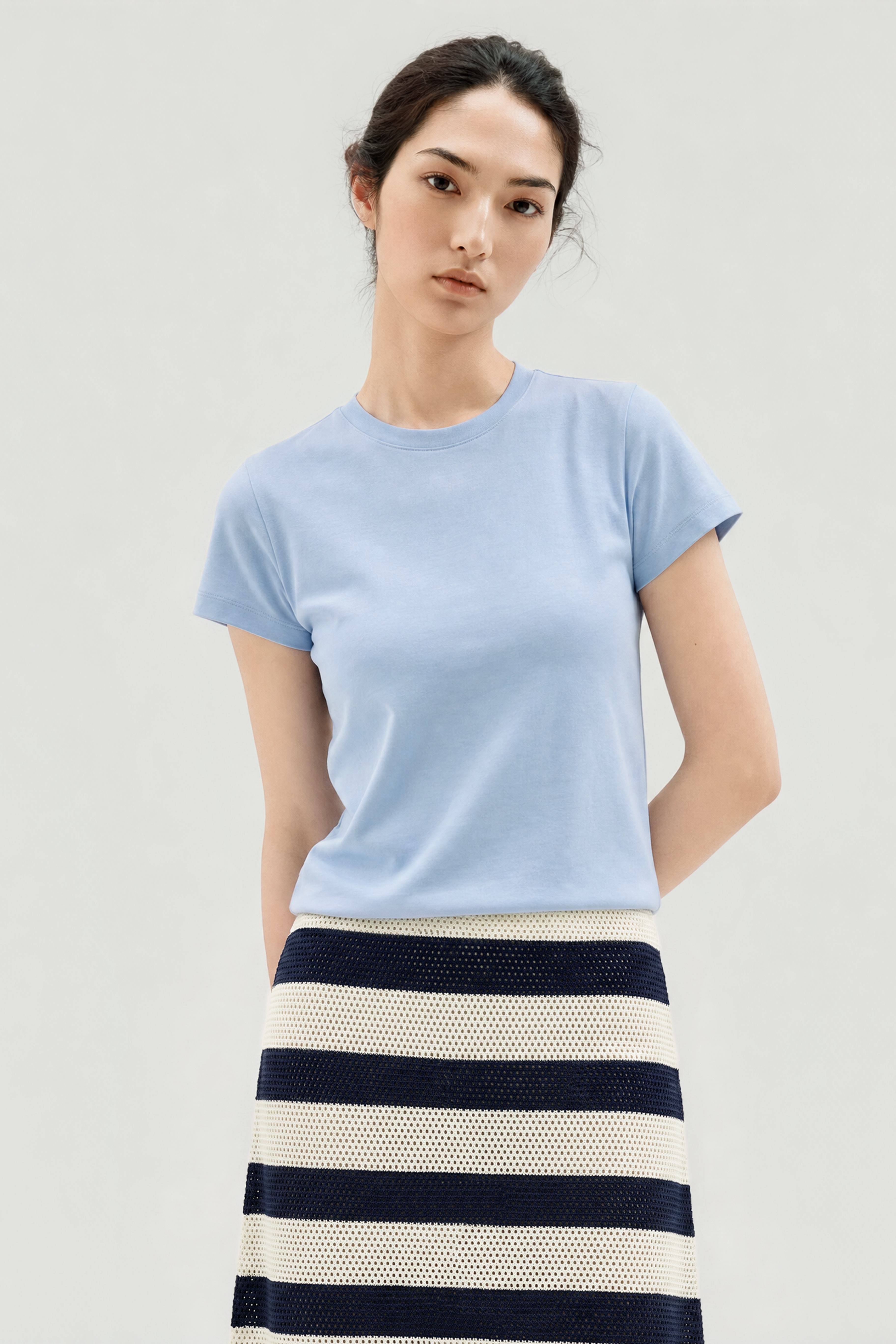 ORRI 2.0 organic cotton tee (Light blue)