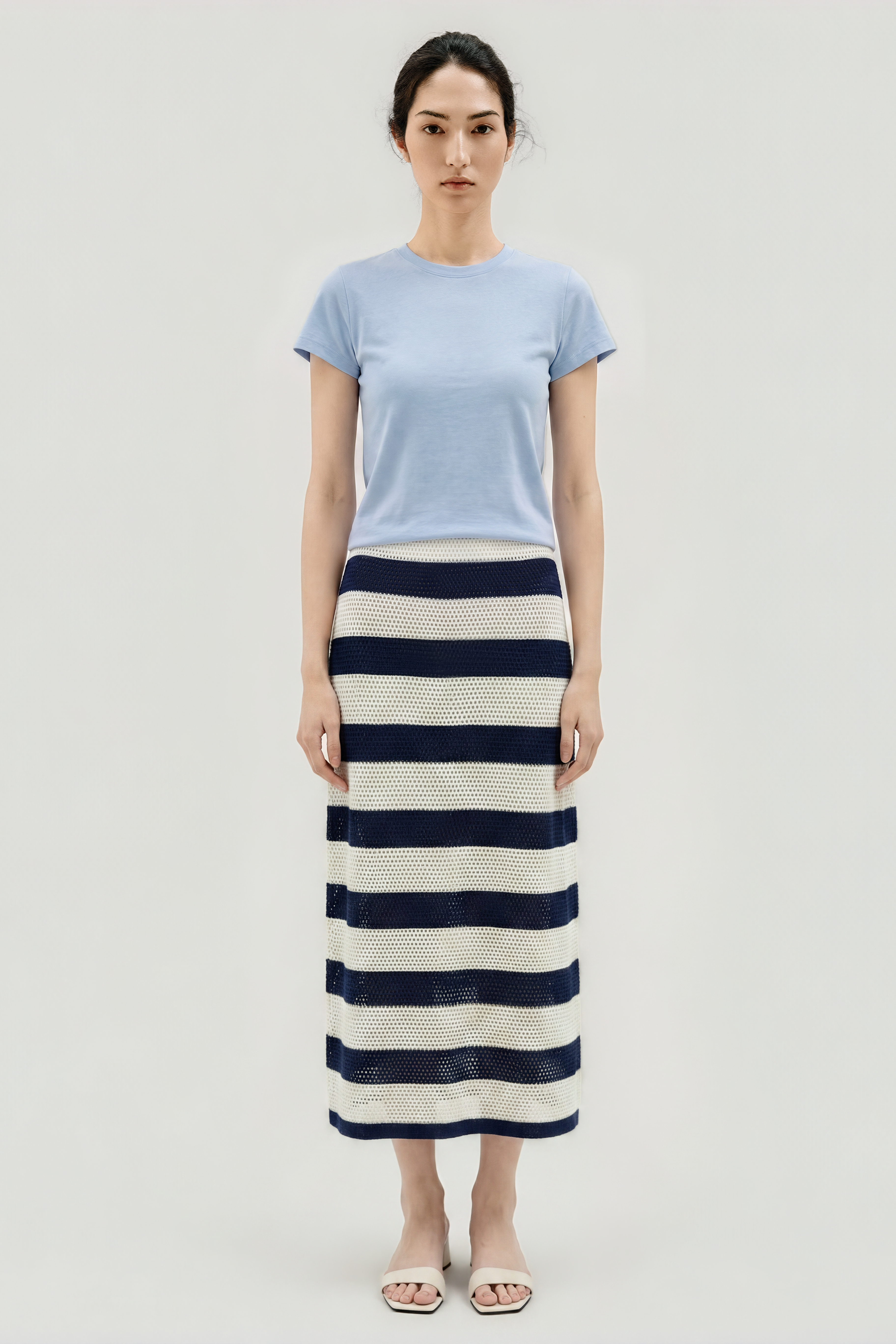 ORRI 2.0 organic cotton tee (Light blue)